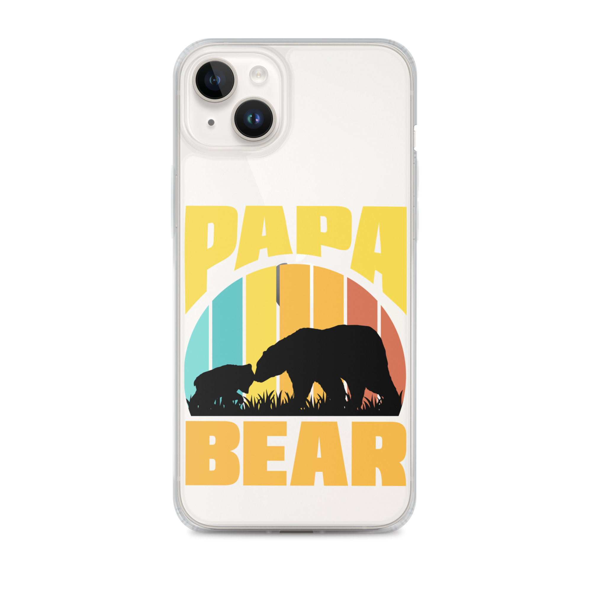 Papa Bear Clear Case for iPhone®