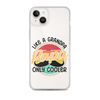 Papa Like A Grandpa Only Cooler Clear Case for iPhone®