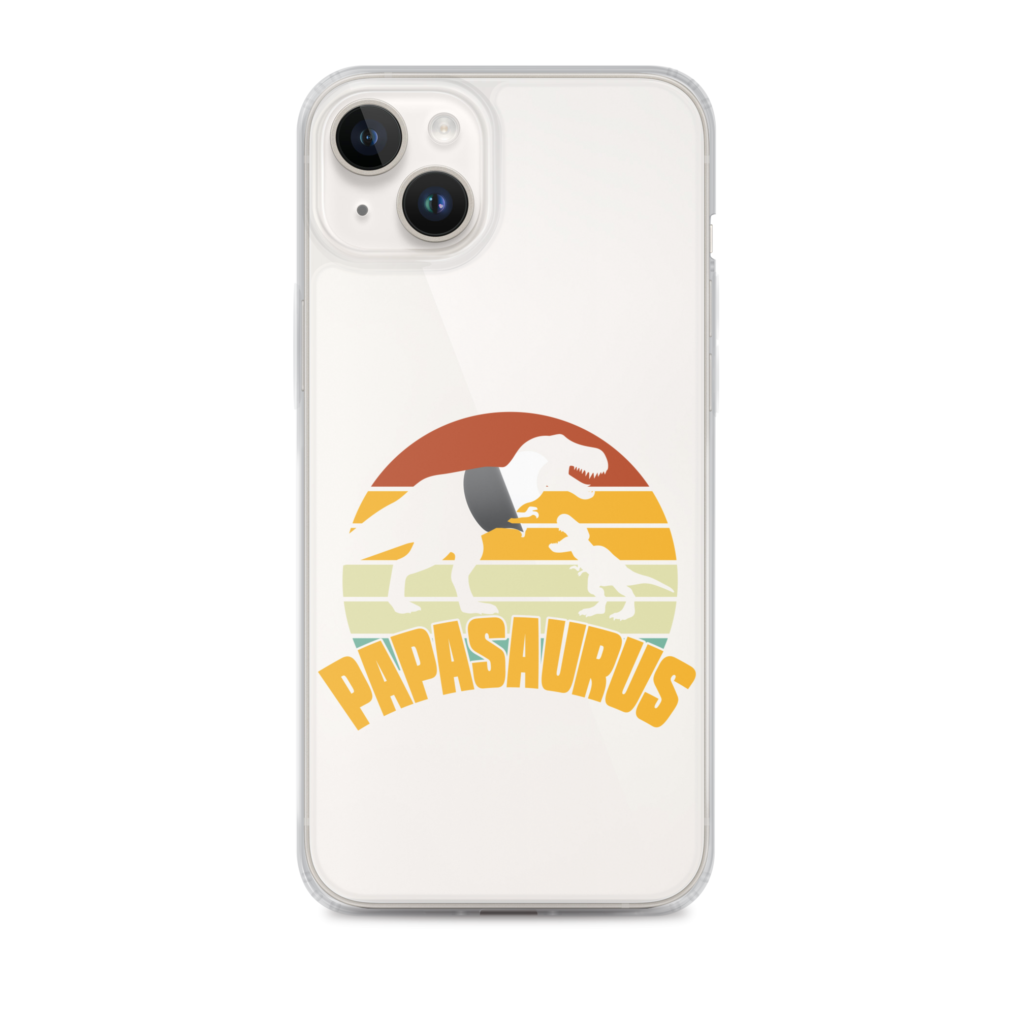 Papasaurus Clear Case for iPhone®