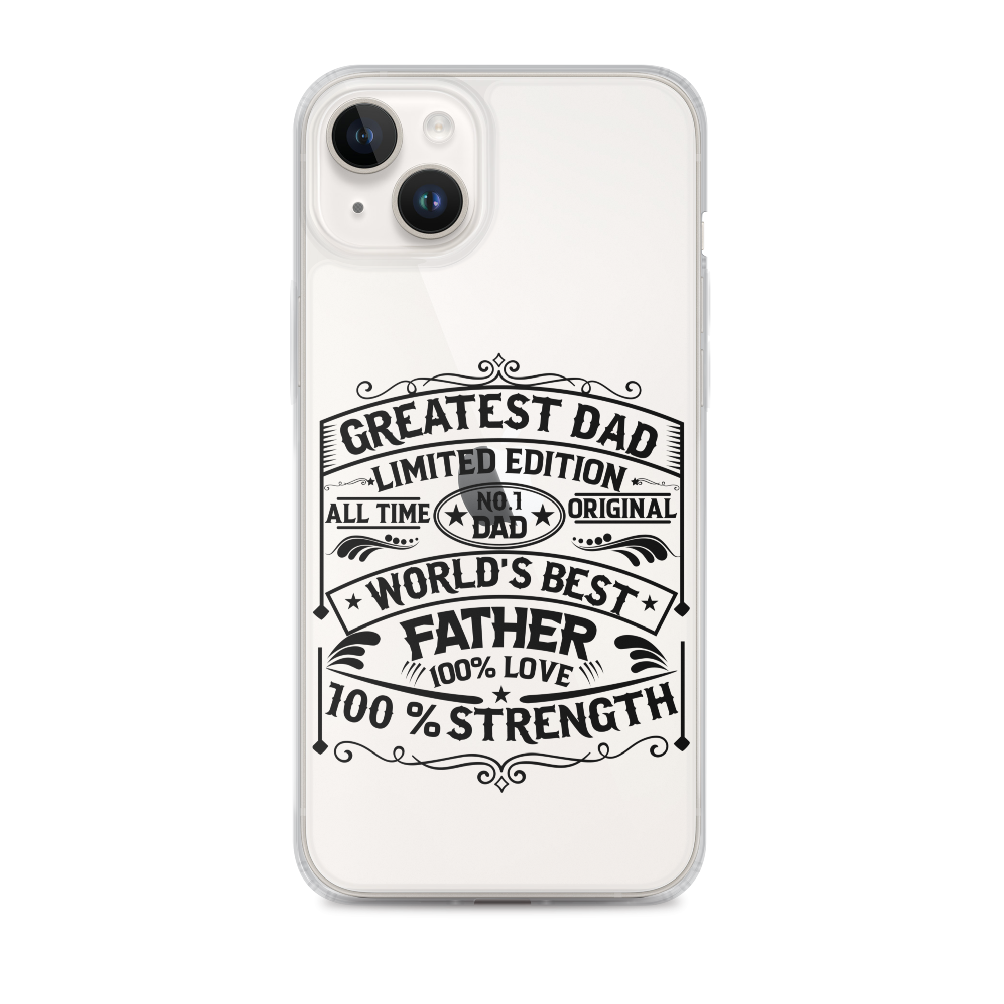 Greatest Dad Limited Edition All Time Clear Case for iPhone®