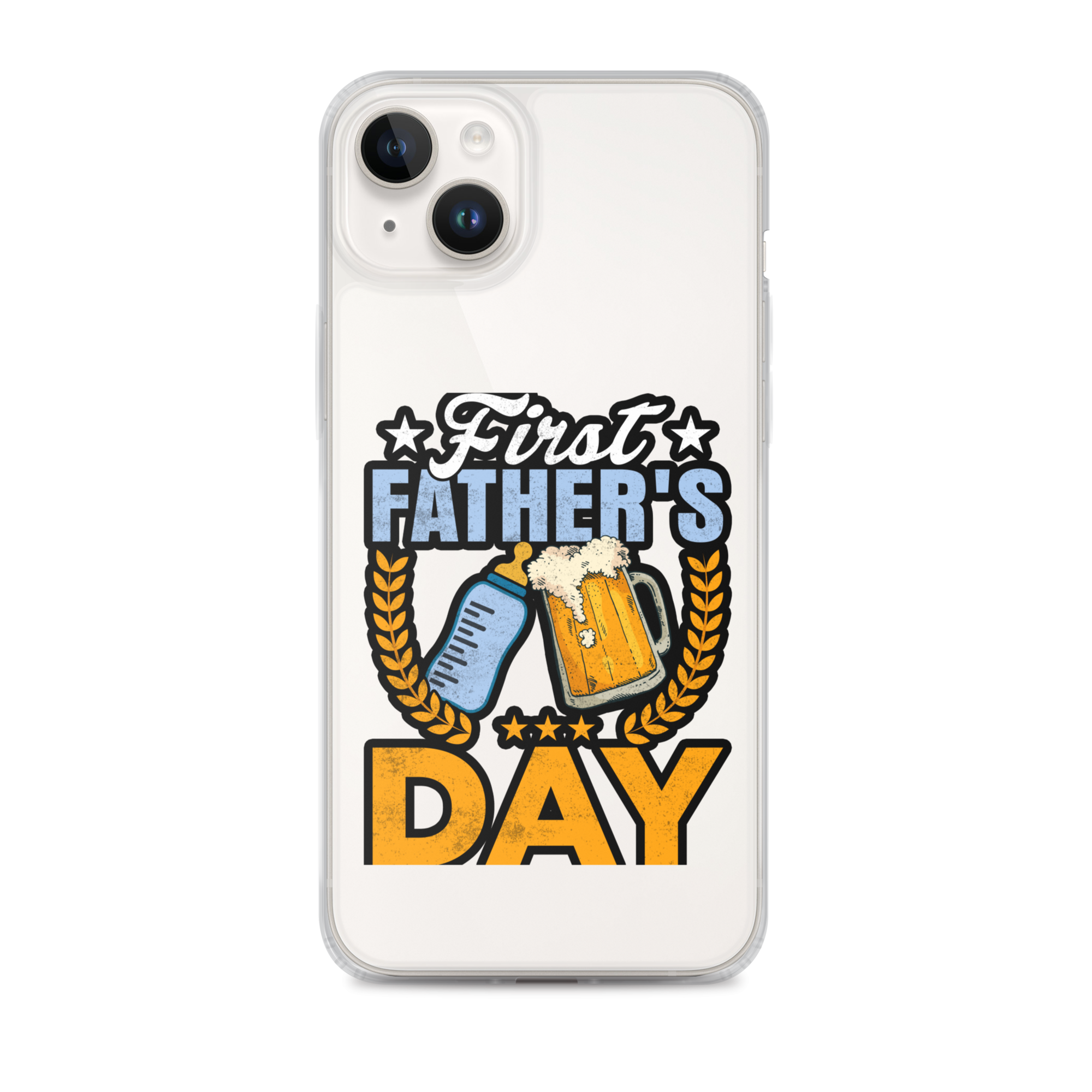 First Father's Day Clear Case for iPhone®