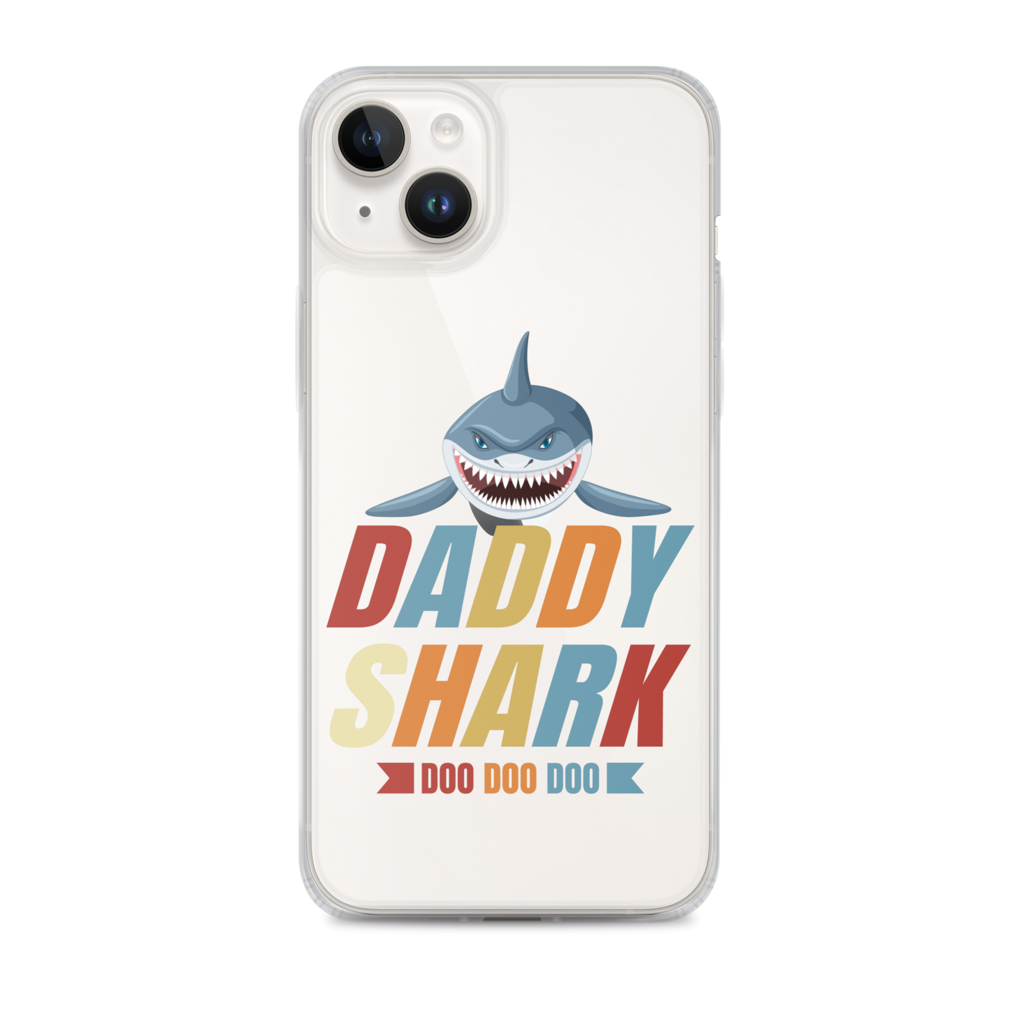 Daddy Shark Doo Doo Doo Clear Case for iPhone®