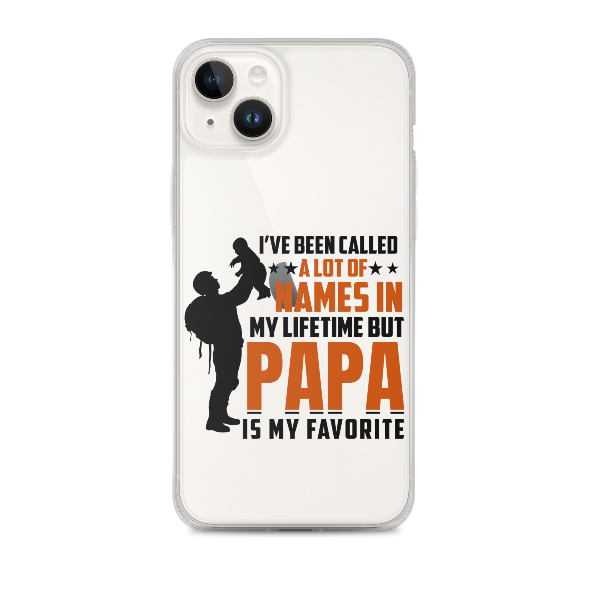 I've Been Called A Lot Of Names In My Lifetime But Papa Is My Favorite Clear Case for iPhone®