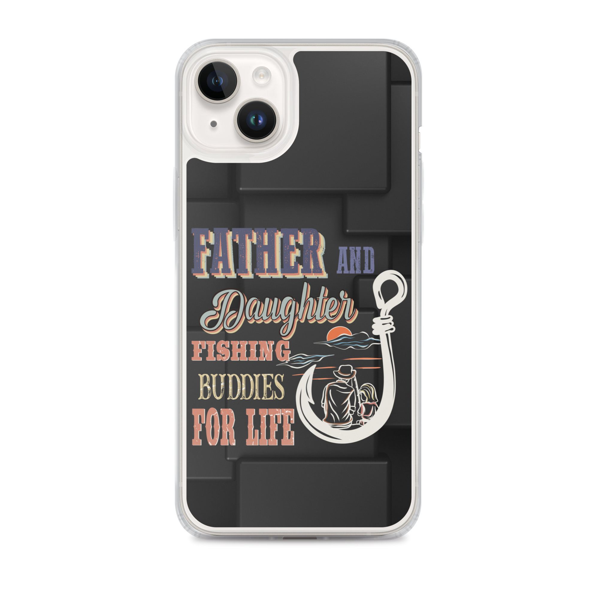 Father And Daughter Fishing Buddies For Life Clear Case for iPhone®