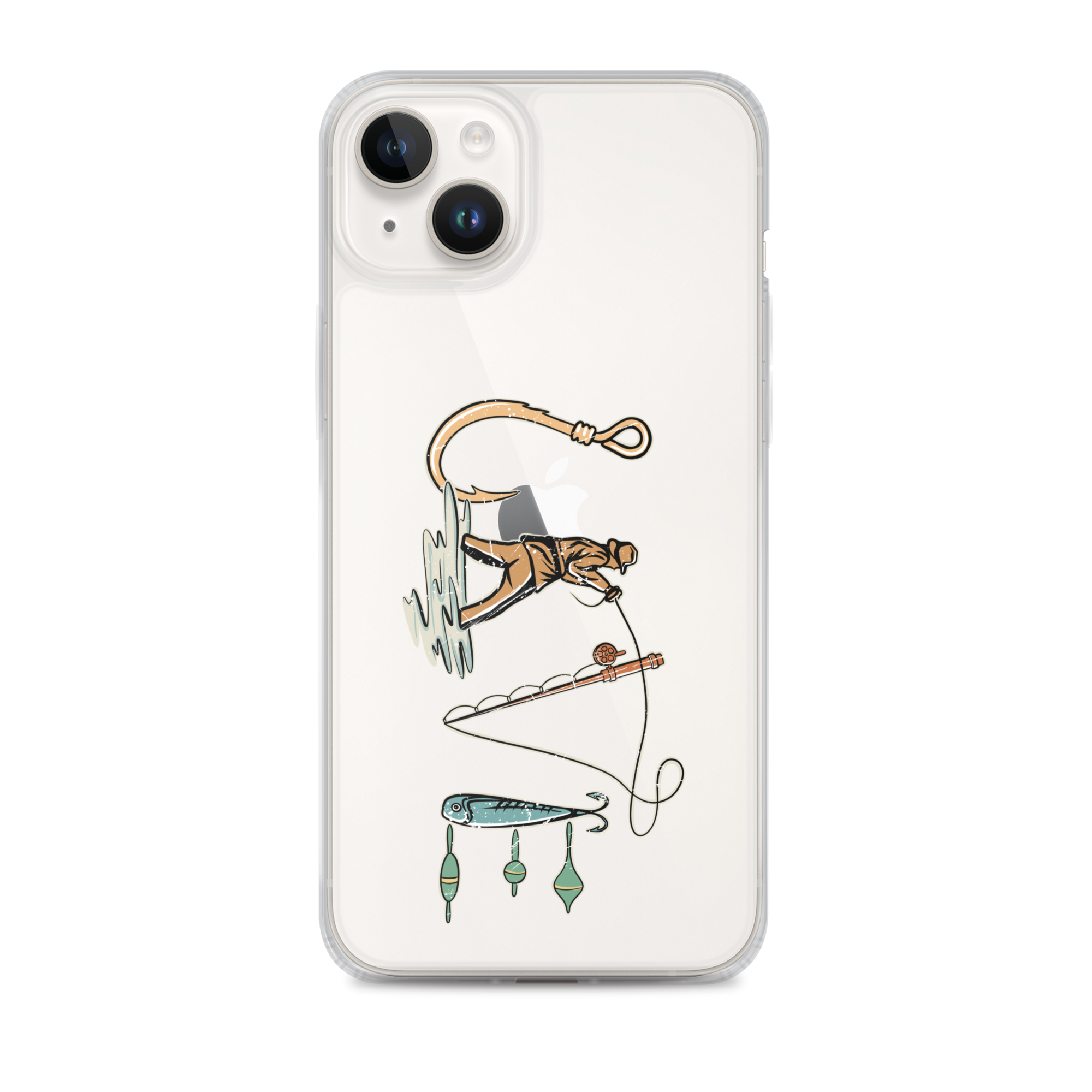 I Love Fishing Clear Case for iPhone®