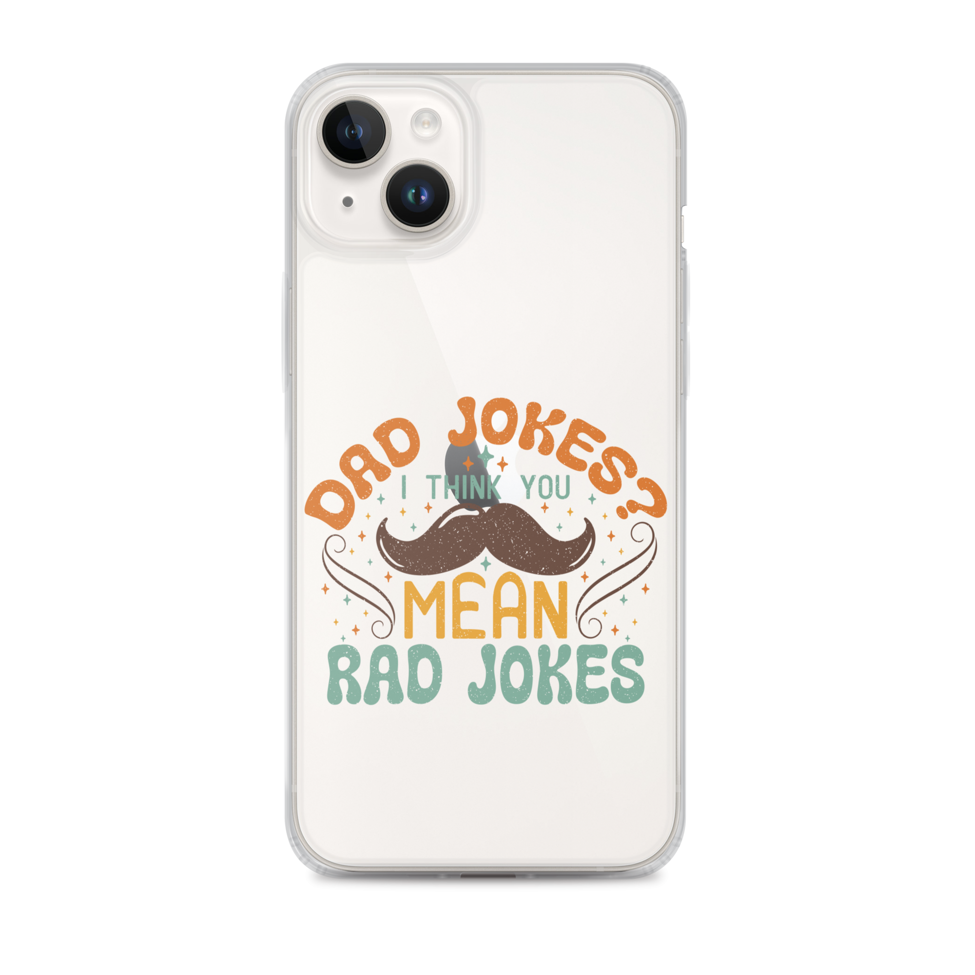 Dad Jokes I Think You Mean You Mean Rad Jokes Clear Case for iPhone®