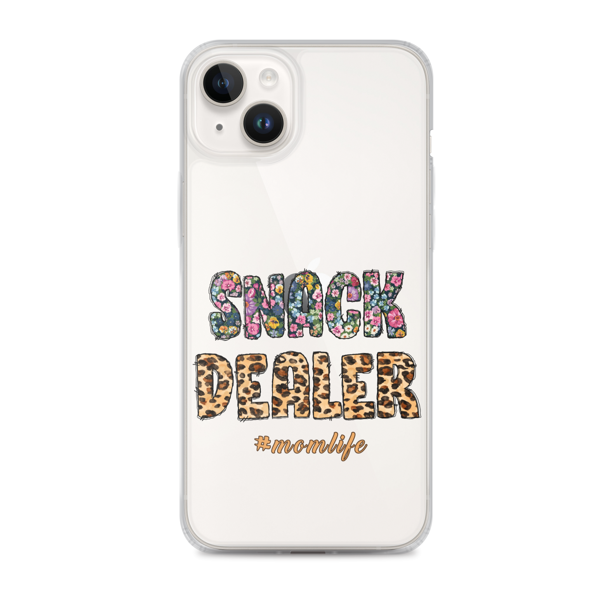 Snack Dealer #Momlife Clear Case for iPhone®