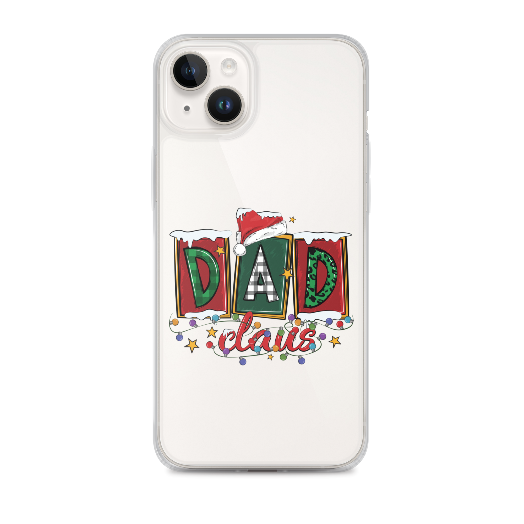 Dad Claus Clear Case for iPhone®