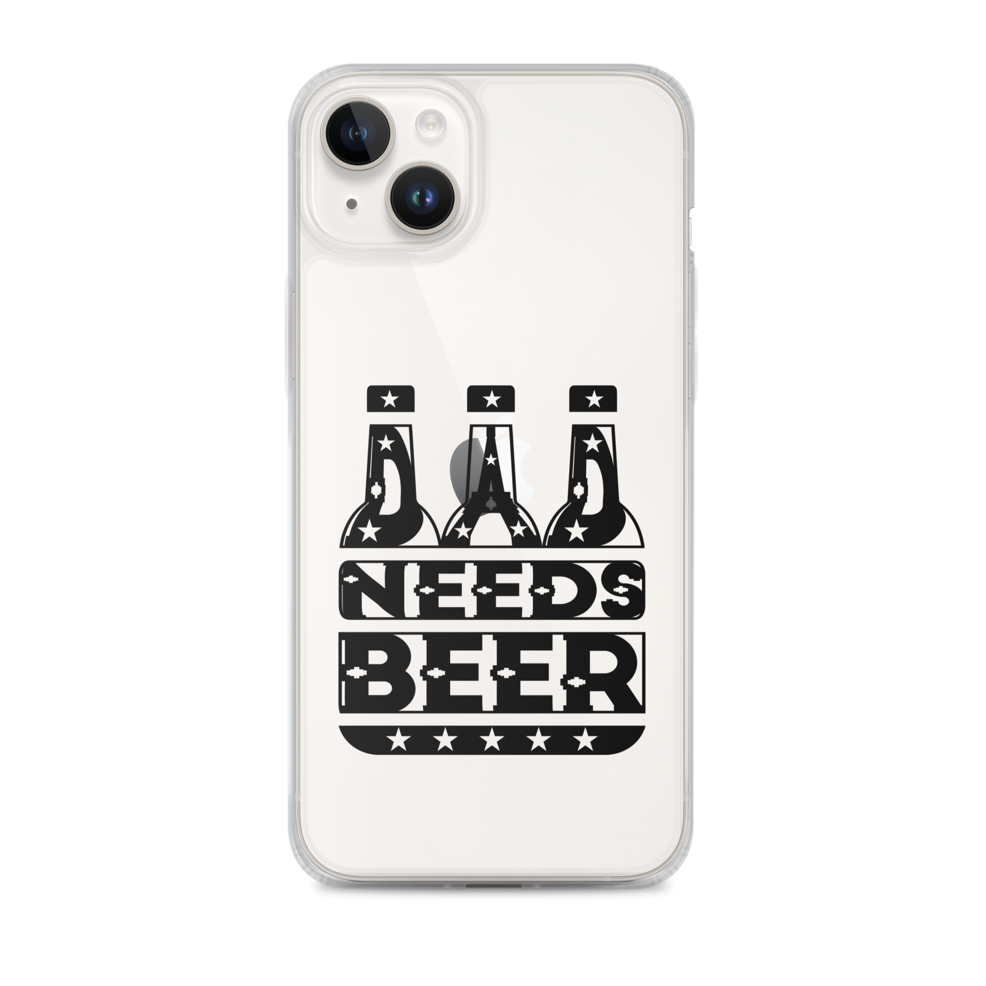 Dad Needs Beer Clear Case for iPhone®