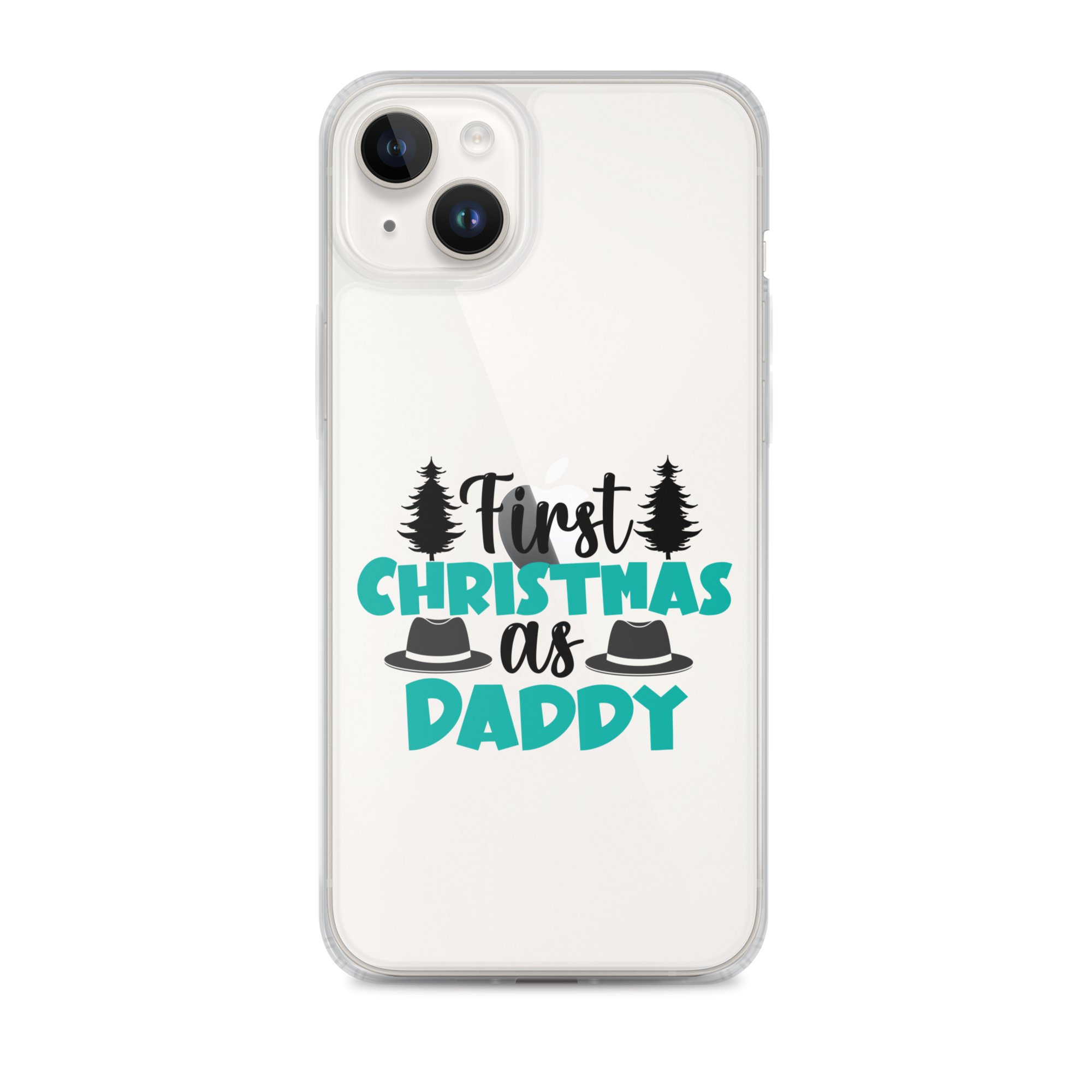 First Christmas As Daddy Clear Case for iPhone®