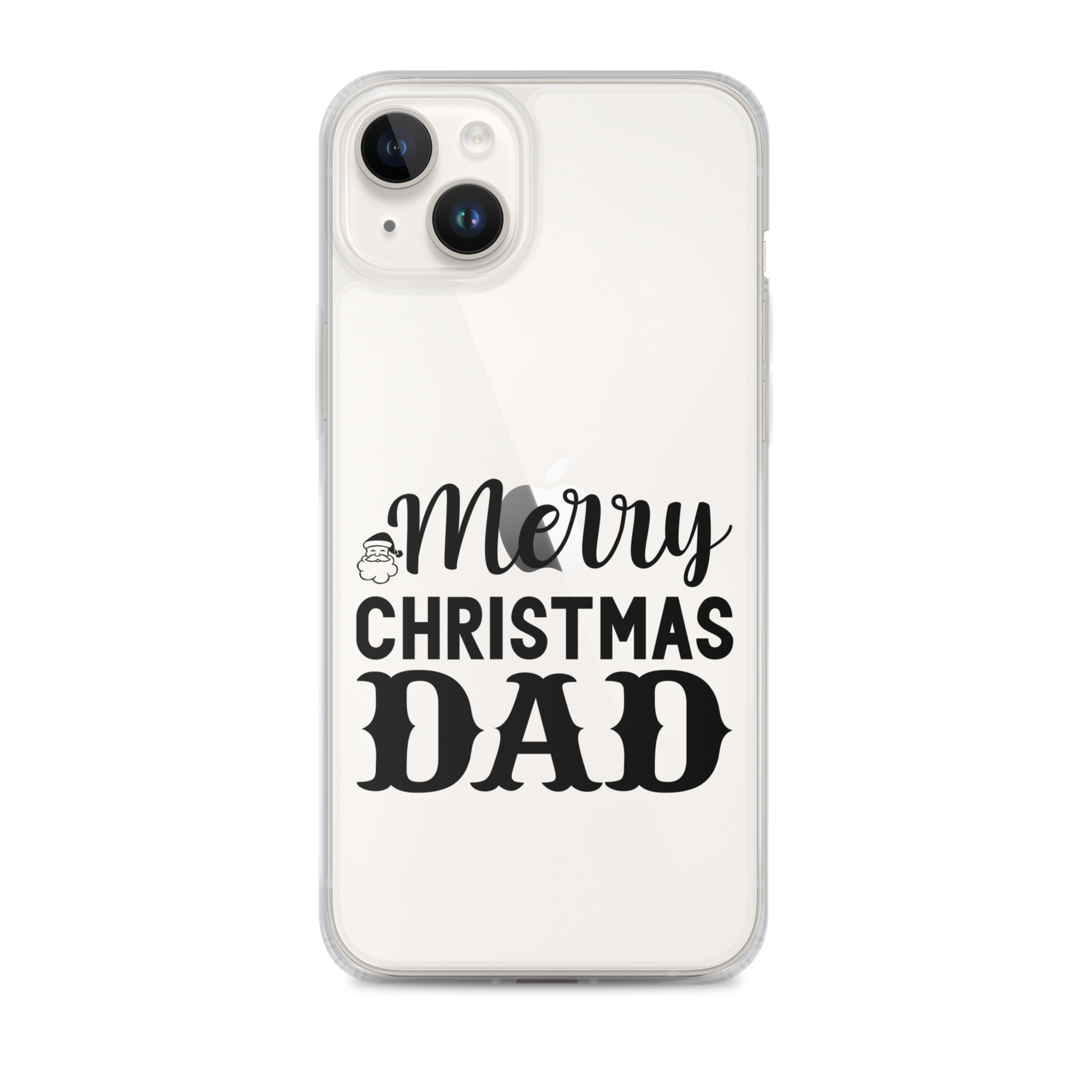 Merry Christmas Dad Clear Case for iPhone®