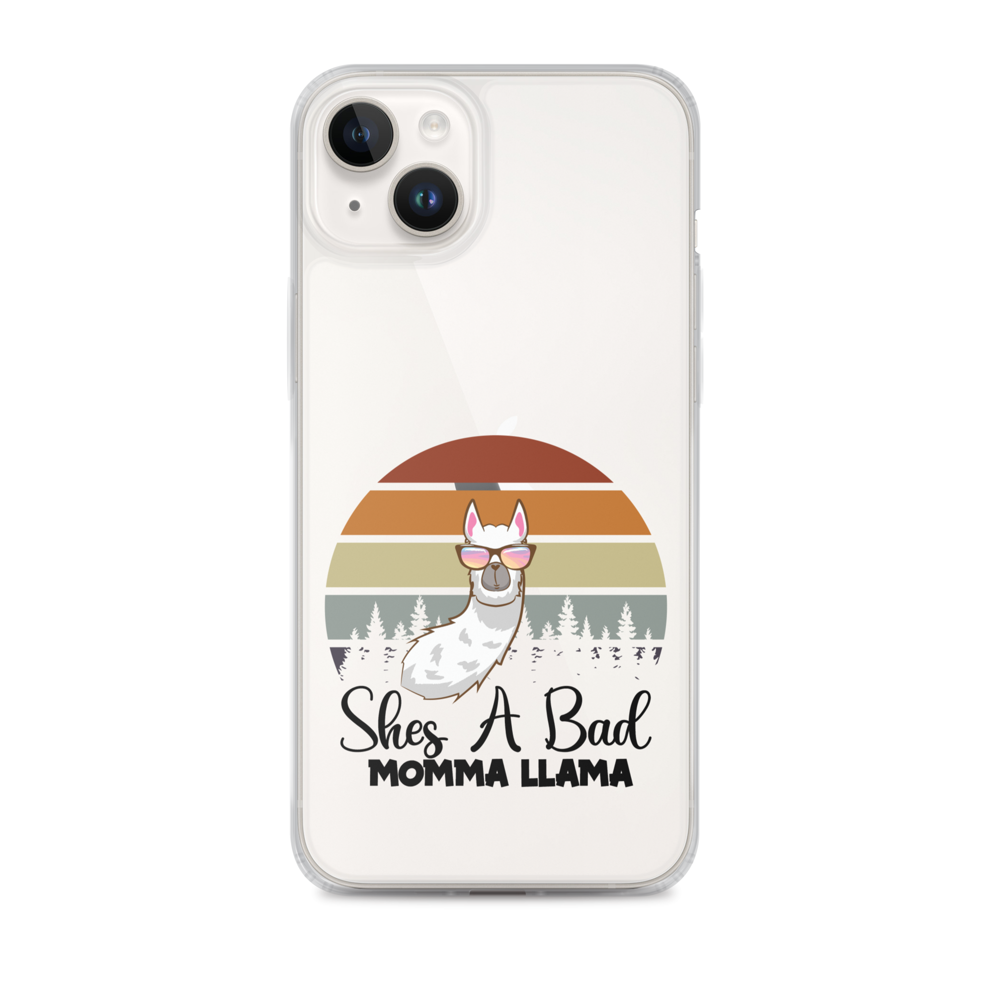 She's A Bad Momma Llama Clear Case for iPhone®