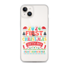 2024 My First Christmas With My Great Grandfather Clear Case for iPhone®