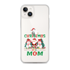 1st Christmas As A Mom Clear Case for iPhone®