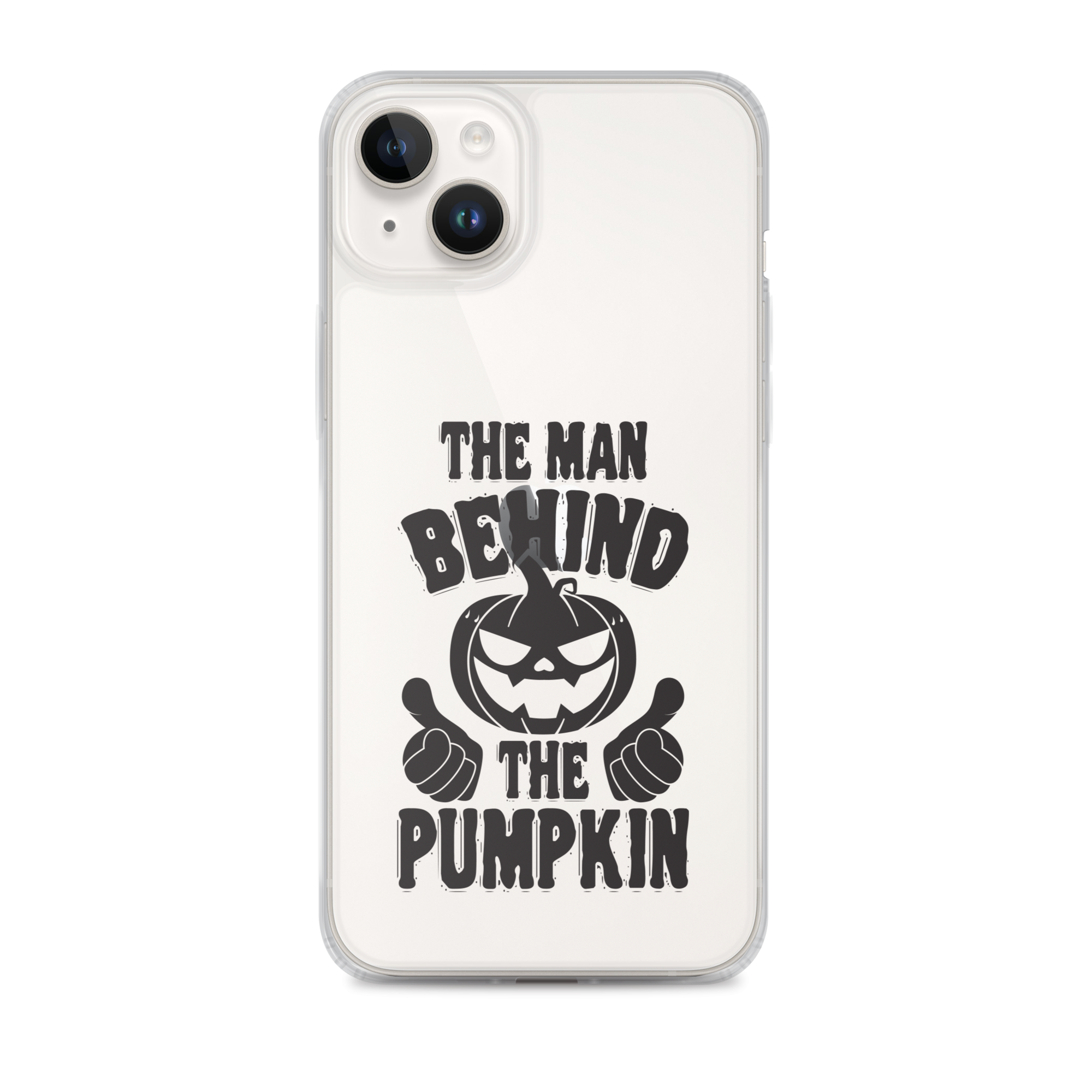 The Man Behind The Pumpkin Clear Case for iPhone®