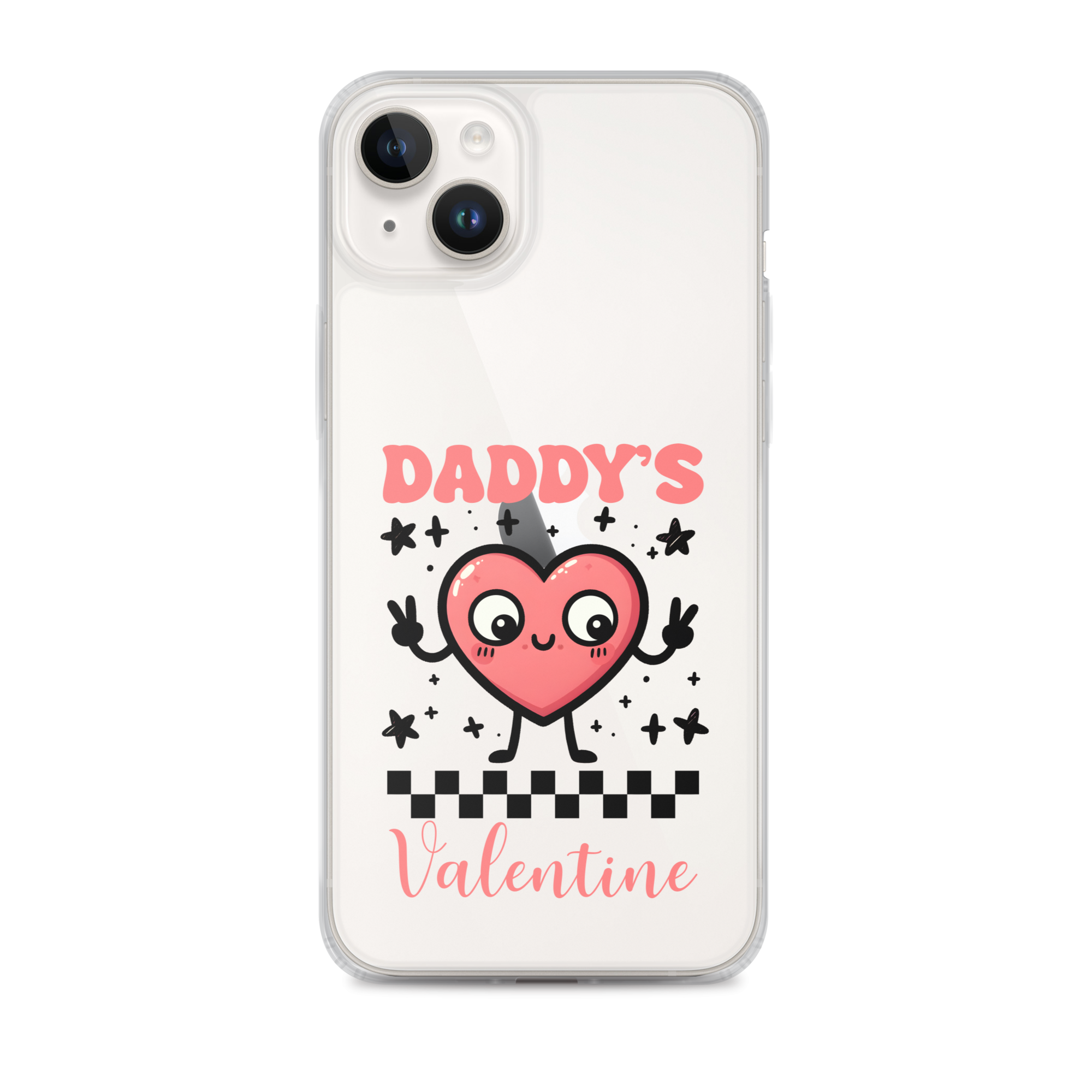 Daddy's Valentine Clear Case for iPhone®