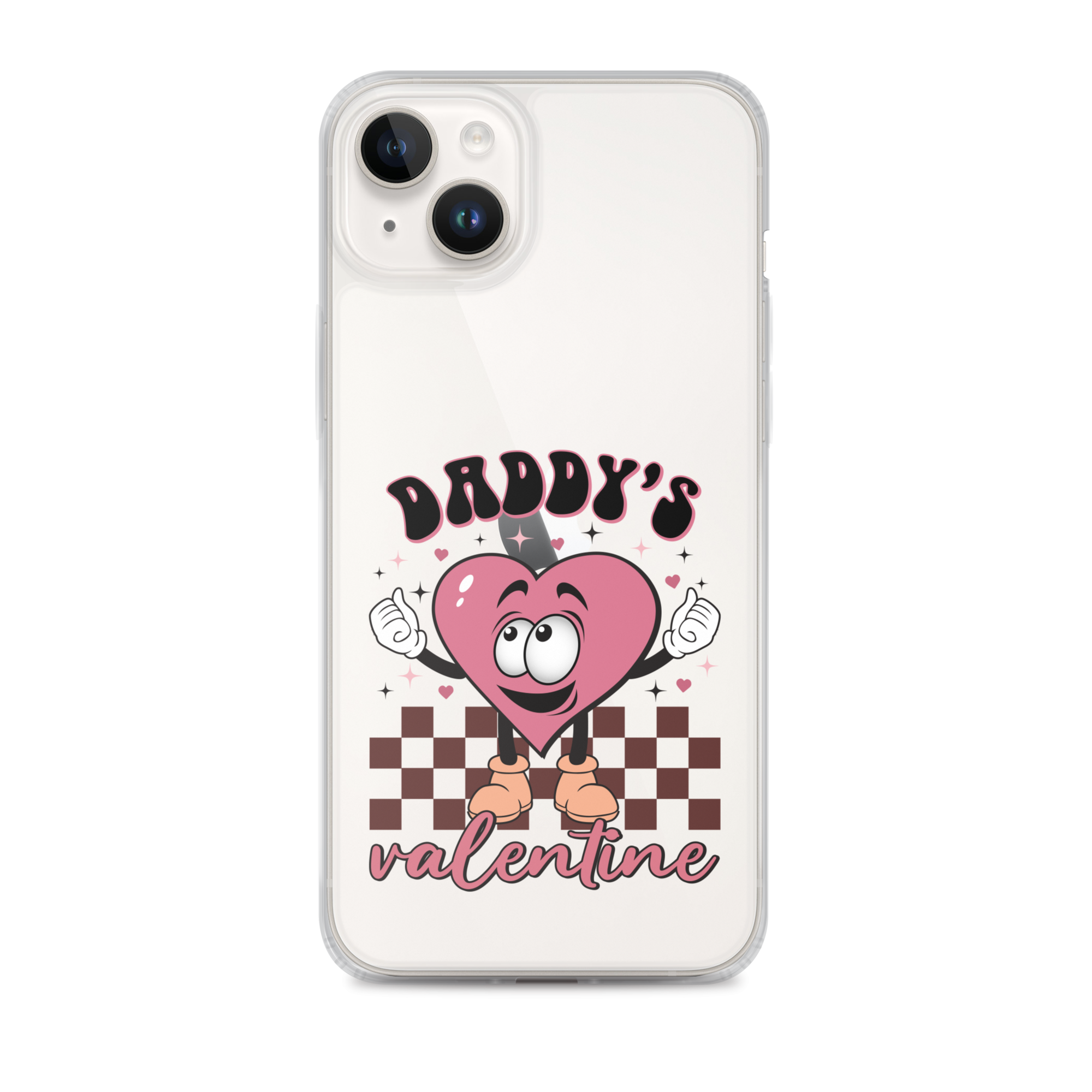 Daddy's Valentine Clear Case for iPhone®