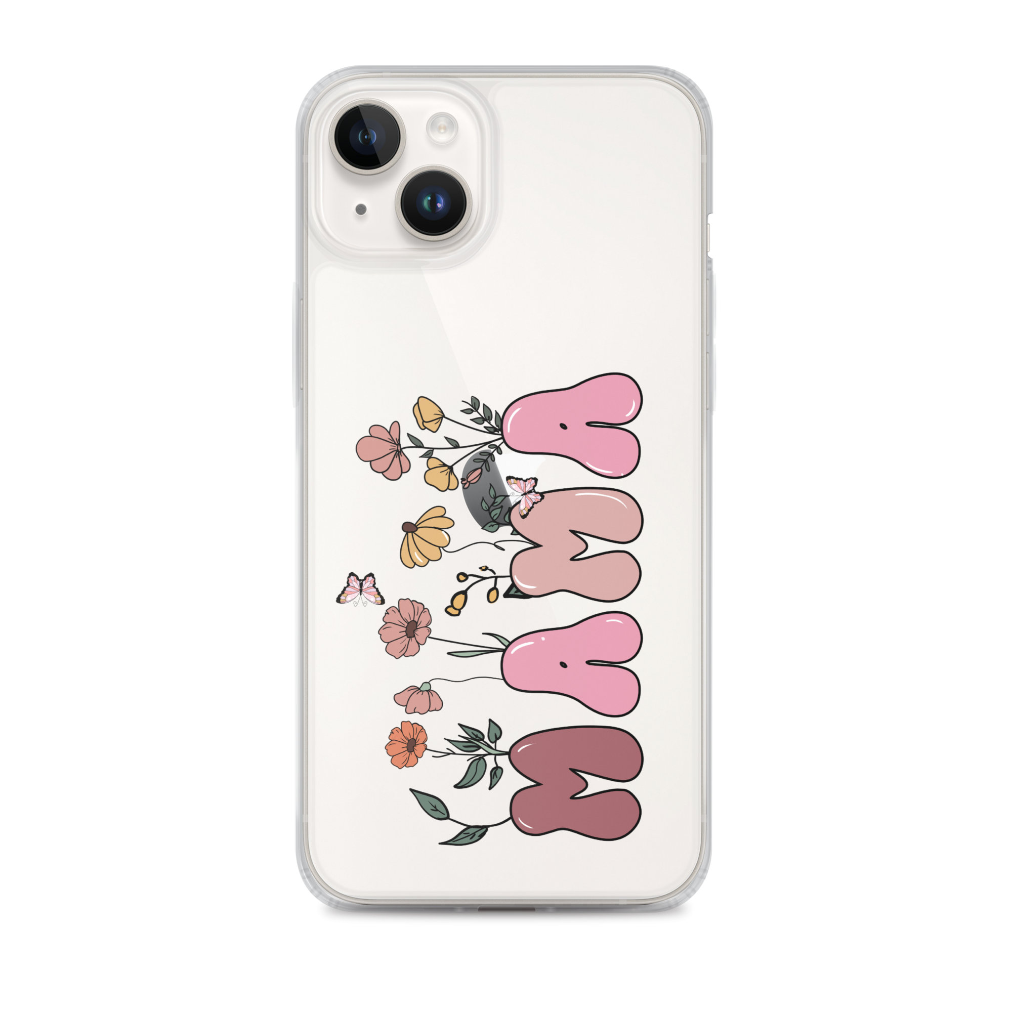 Floral Mama Clear Case for iPhone®