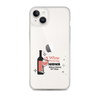 Wine Powering Moms Since Dawn Of Time Clear Case for iPhone®