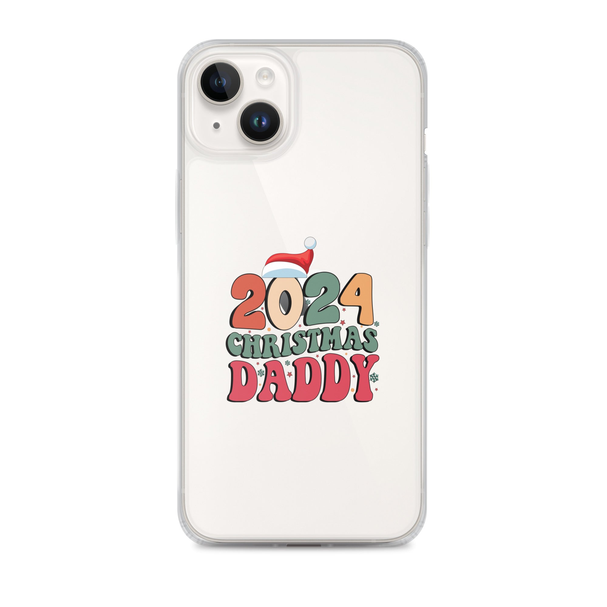 2024 Christmas Daddy Clear Case for iPhone®