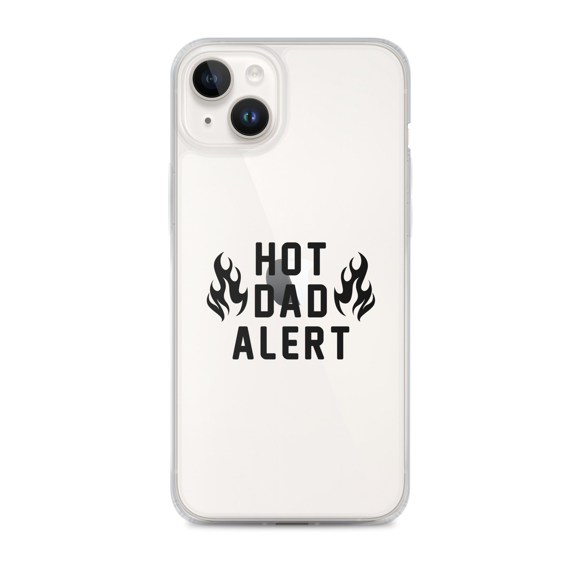 Hot Dad Alert Clear Case for iPhone®