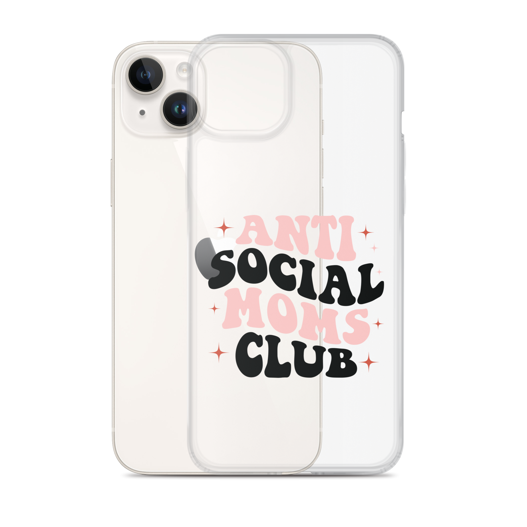 Anti Social Moms Club Clear Case for iPhone®