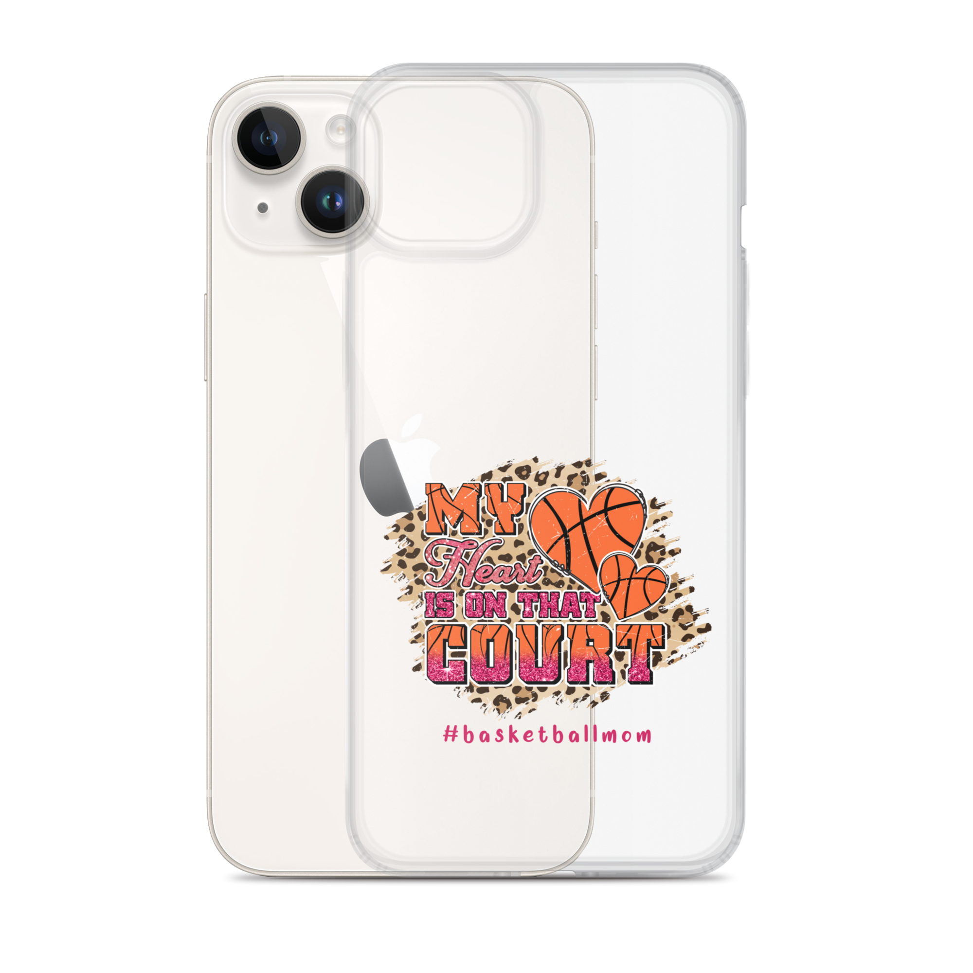 My Heart Is On That Court Clear Case for iPhone®