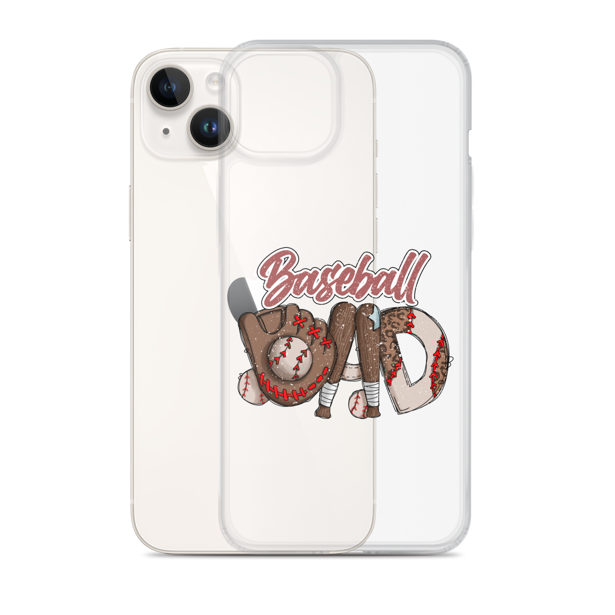 Baseball Dad Clear Case for iPhone®