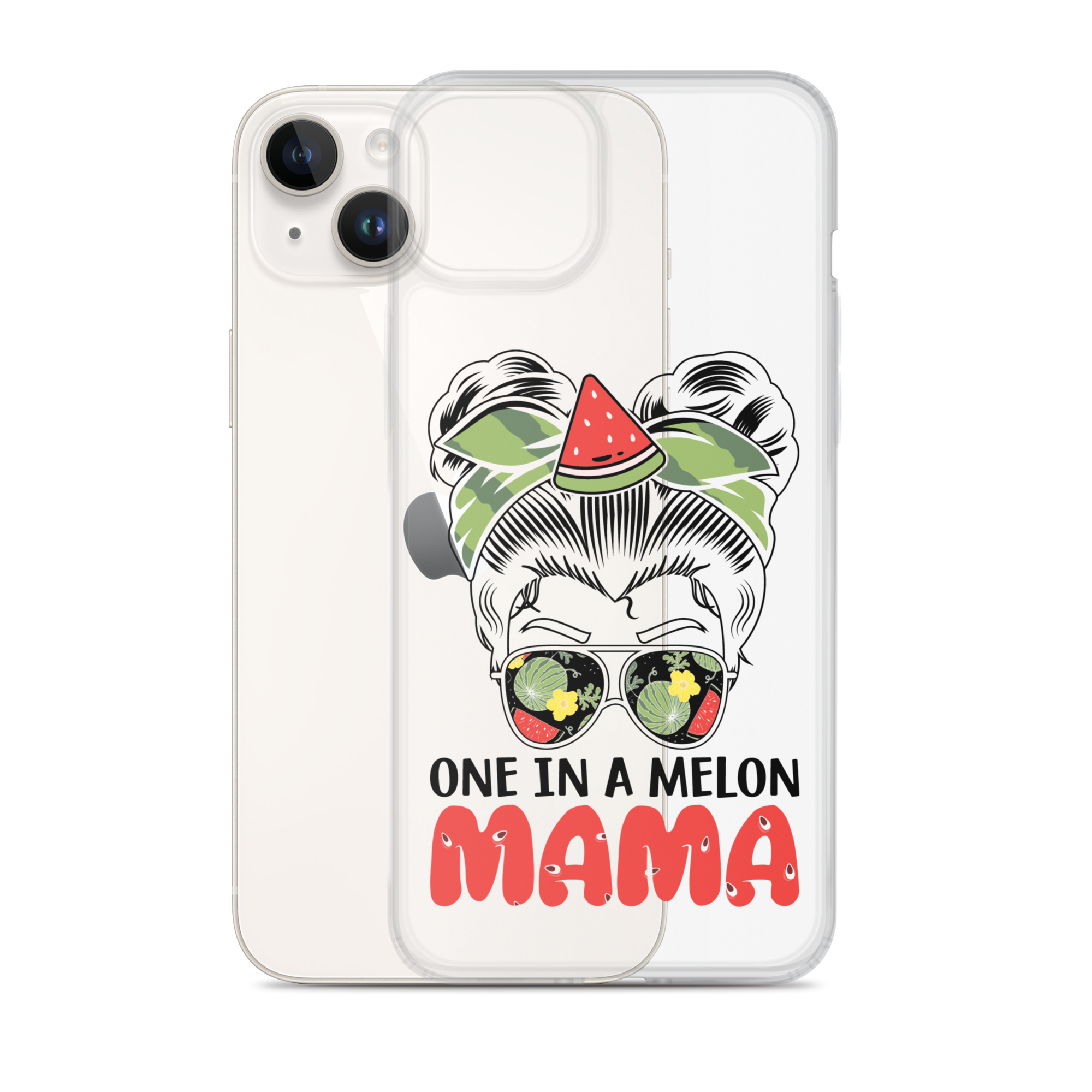 One In A Melon Mama Clear Case for iPhone®