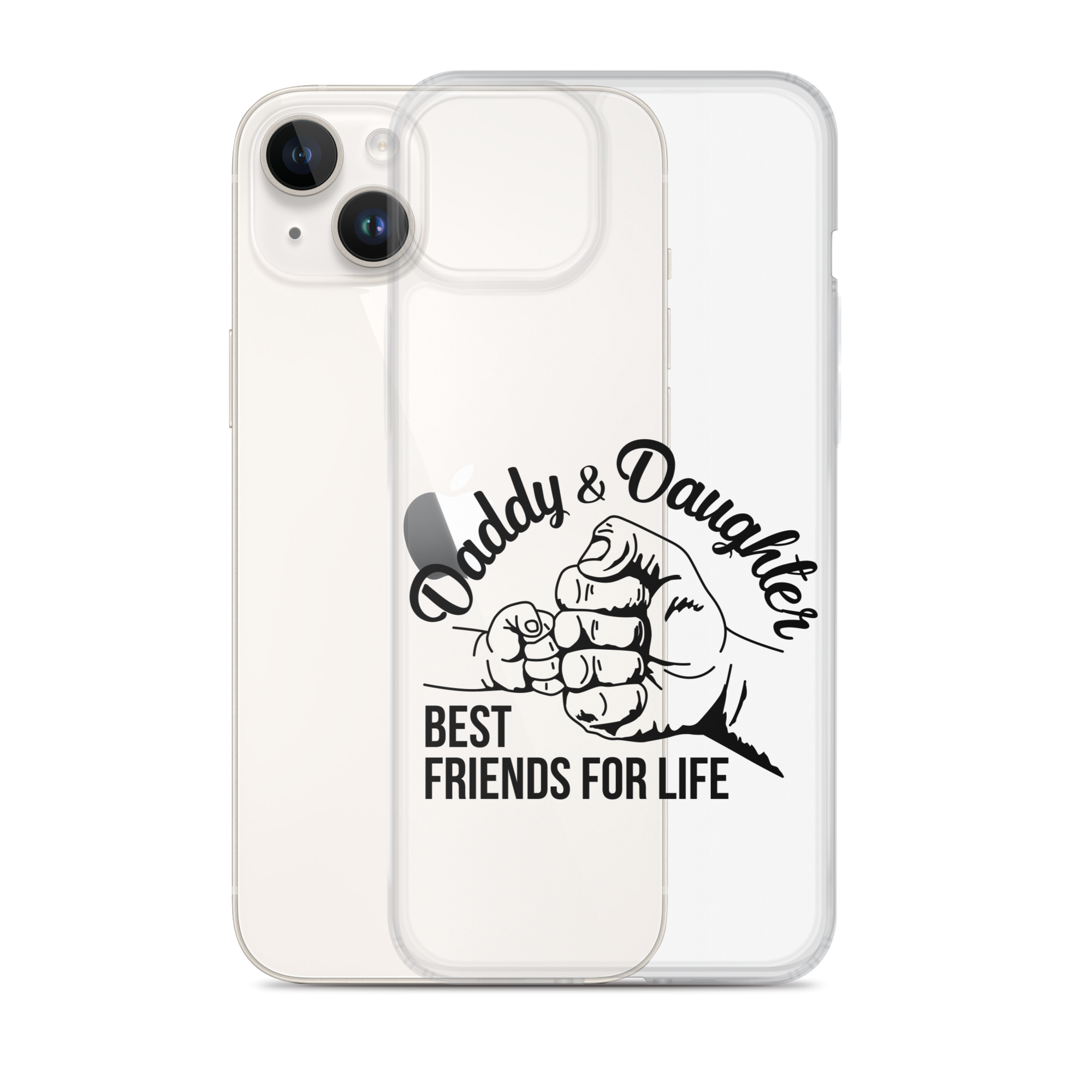 Daddy & Daughter Best Friends For Life Clear Case for iPhone®