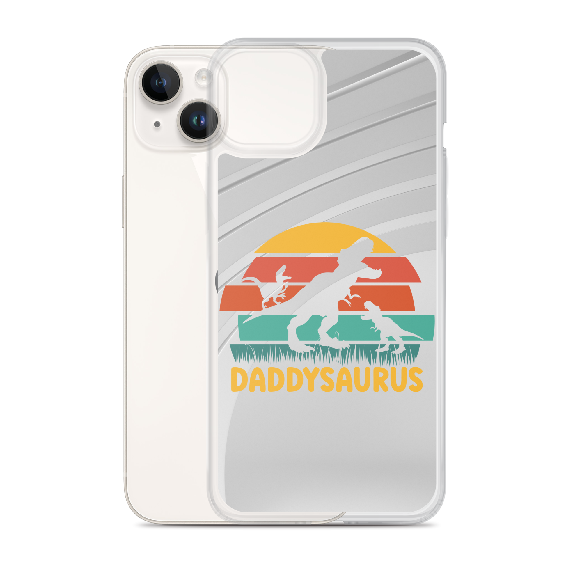 Daddysaurus Clear Case for iPhone®