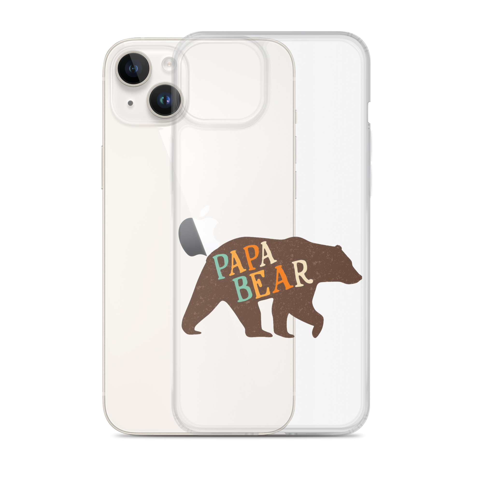 Papa Bear Clear Case for iPhone®