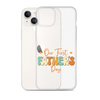 Our First Father's Day Clear Case for iPhone®