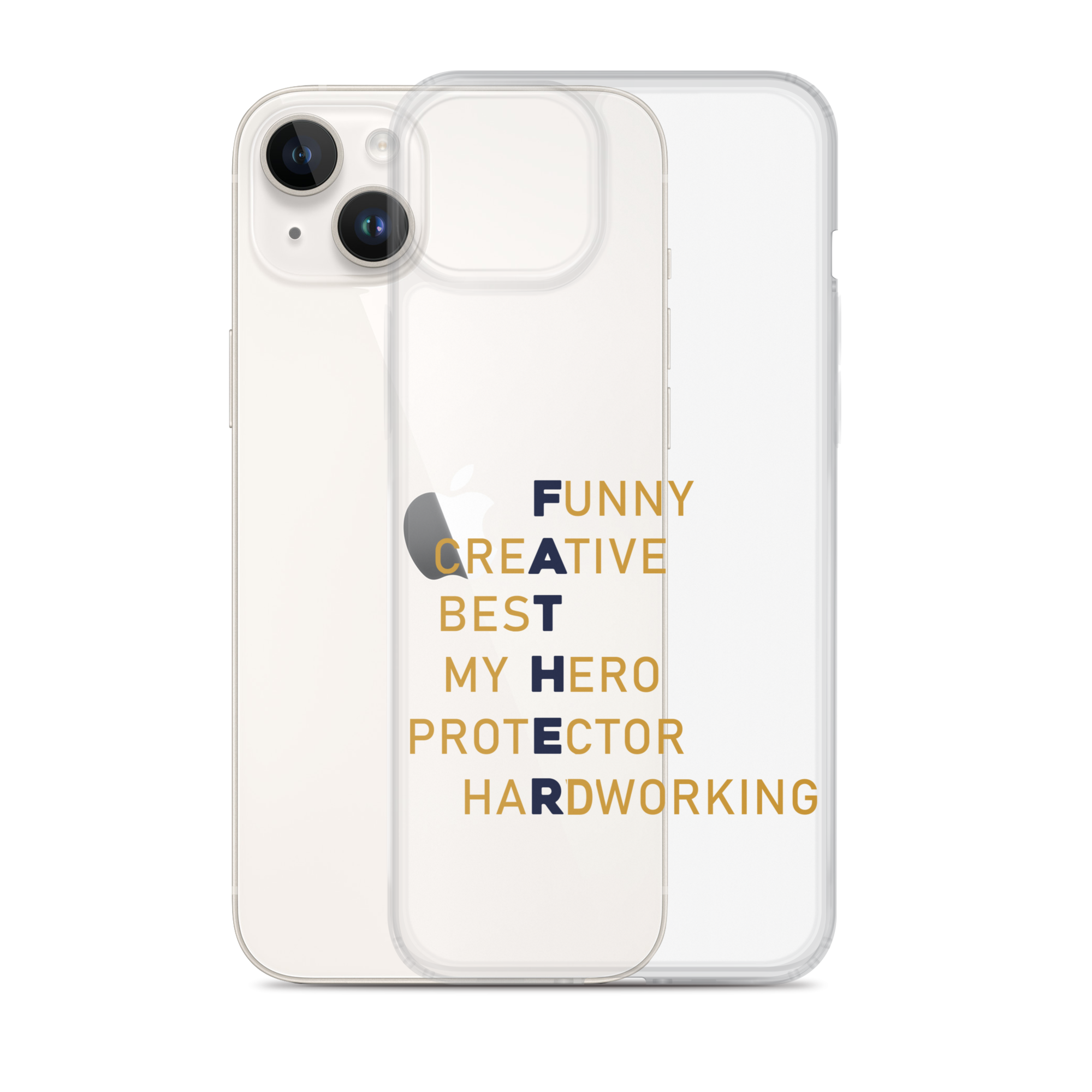 Funny Creative Best My Hero Protector HardWorking Clear Case for iPhone®