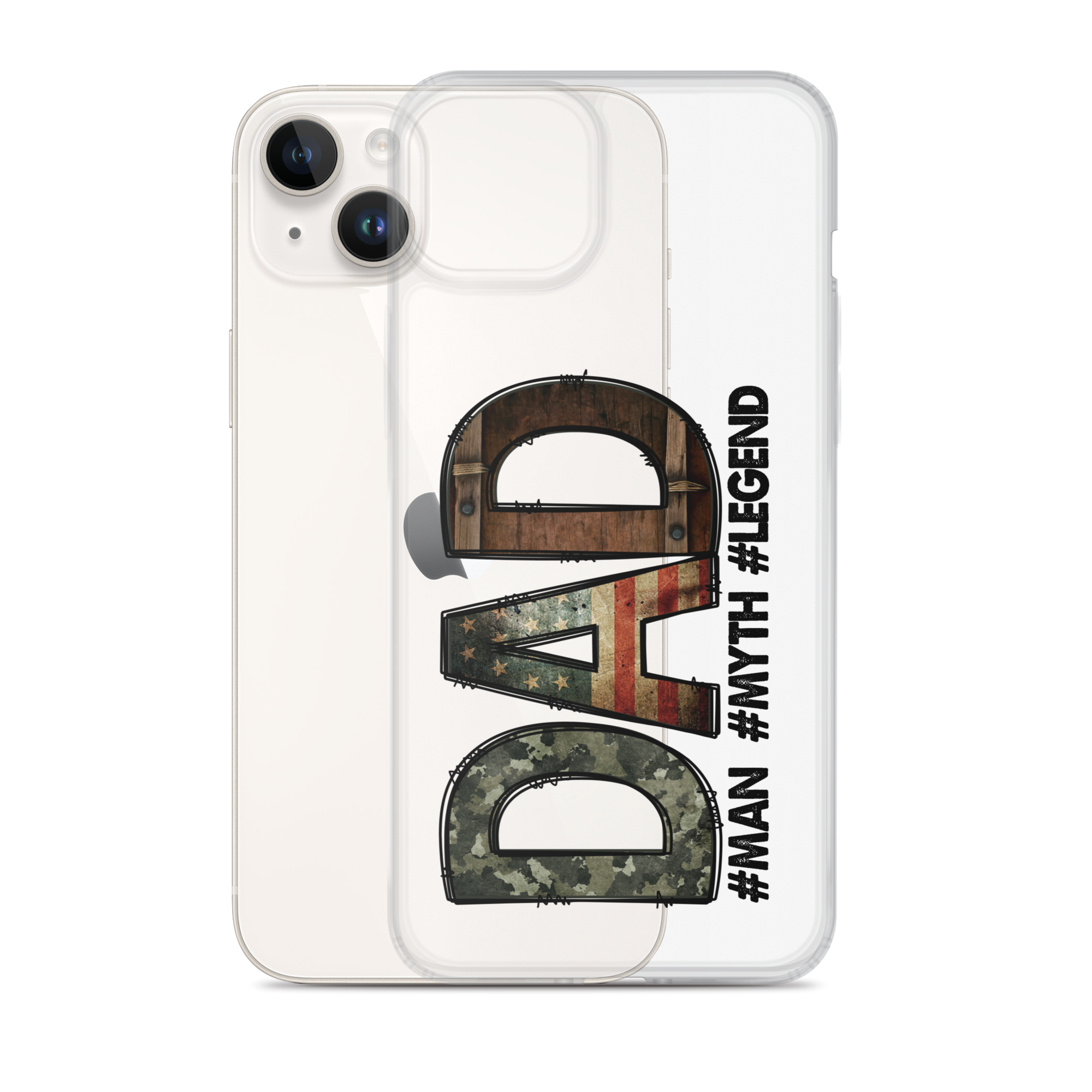 Dad #Man #Myth #Legend Clear Case for iPhone®