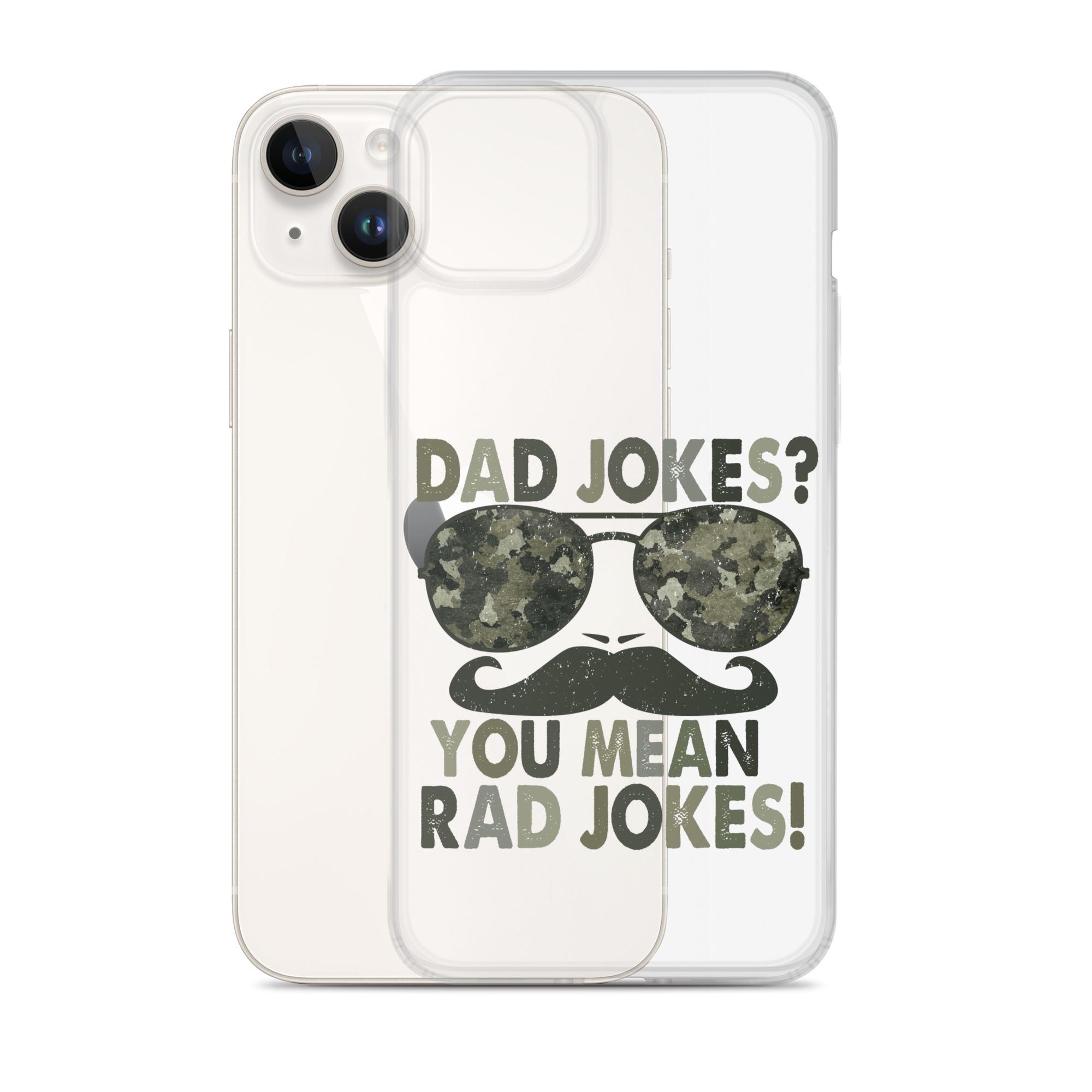 Dad Jokes? You Mean Rad Jokes Clear Case for iPhone®