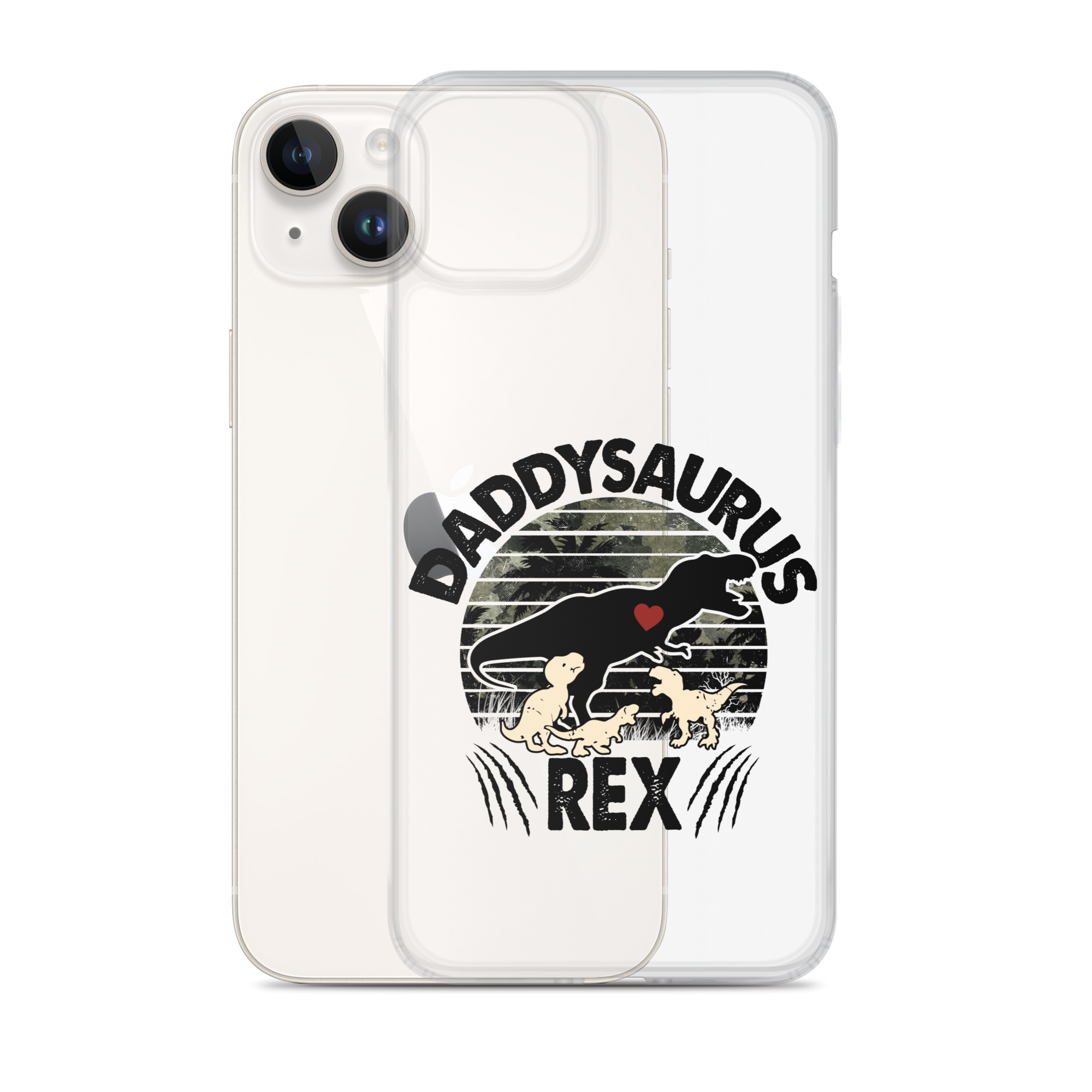 Daddysaurus Rex Clear Case for iPhone®