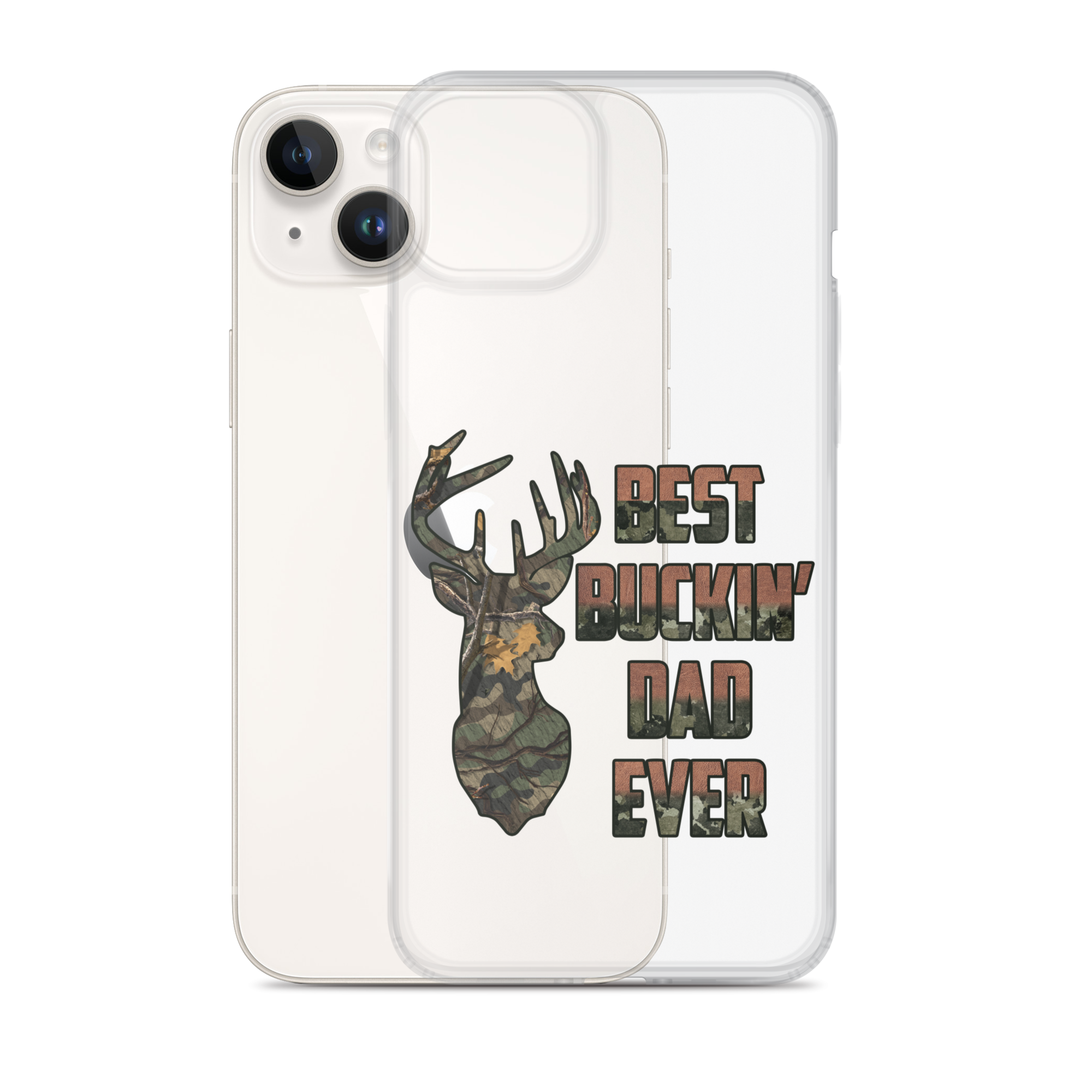 Best Buckin' Dad Ever Clear Case for iPhone®