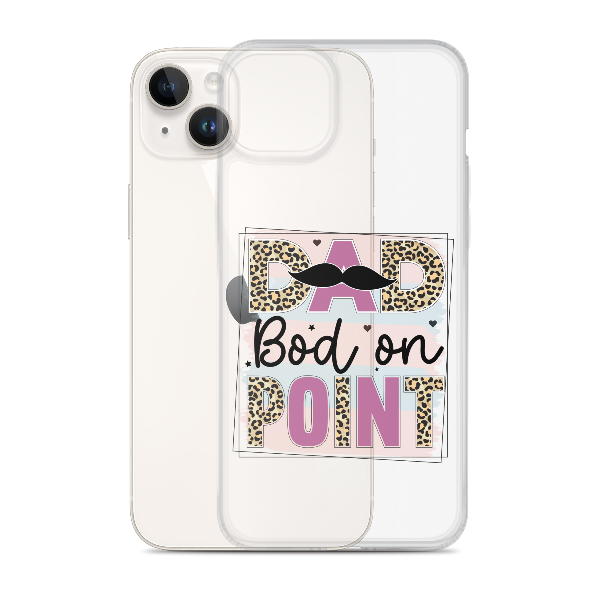 Dad Bod On Point Clear Case for iPhone®