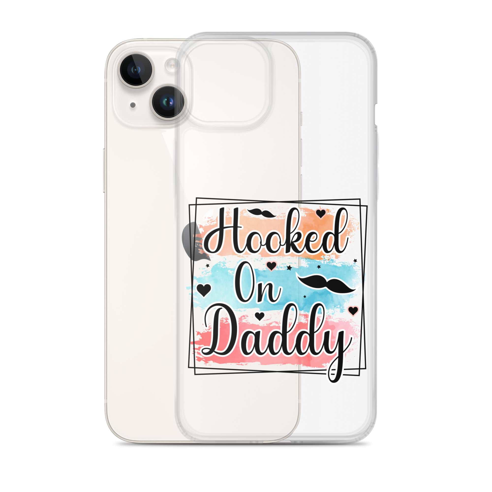 Hooked On Daddy Clear Case for iPhone®