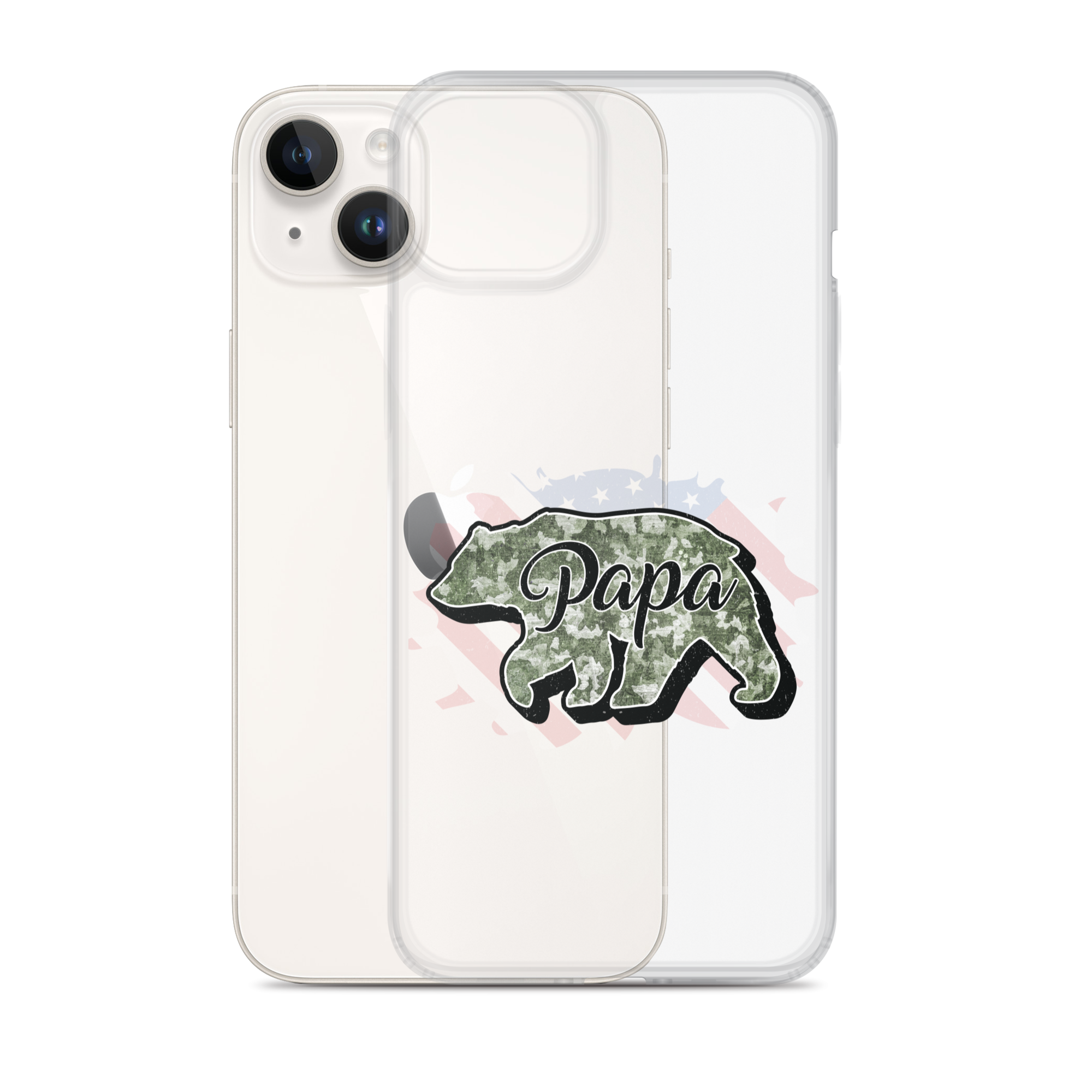 Bear Papa Clear Case for iPhone®