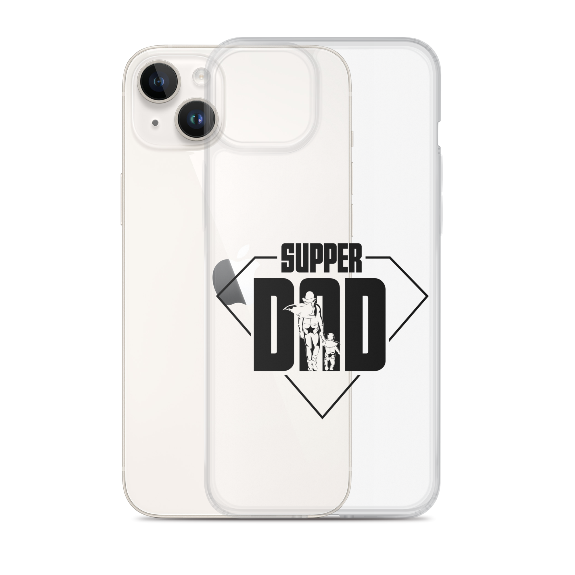 Super Dad Clear Case for iPhone®