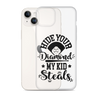 Hide Your Diamond My Kid Steals Clear Case for iPhone®