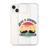 Papa Like A Grandpa Only Cooler Clear Case for iPhone®