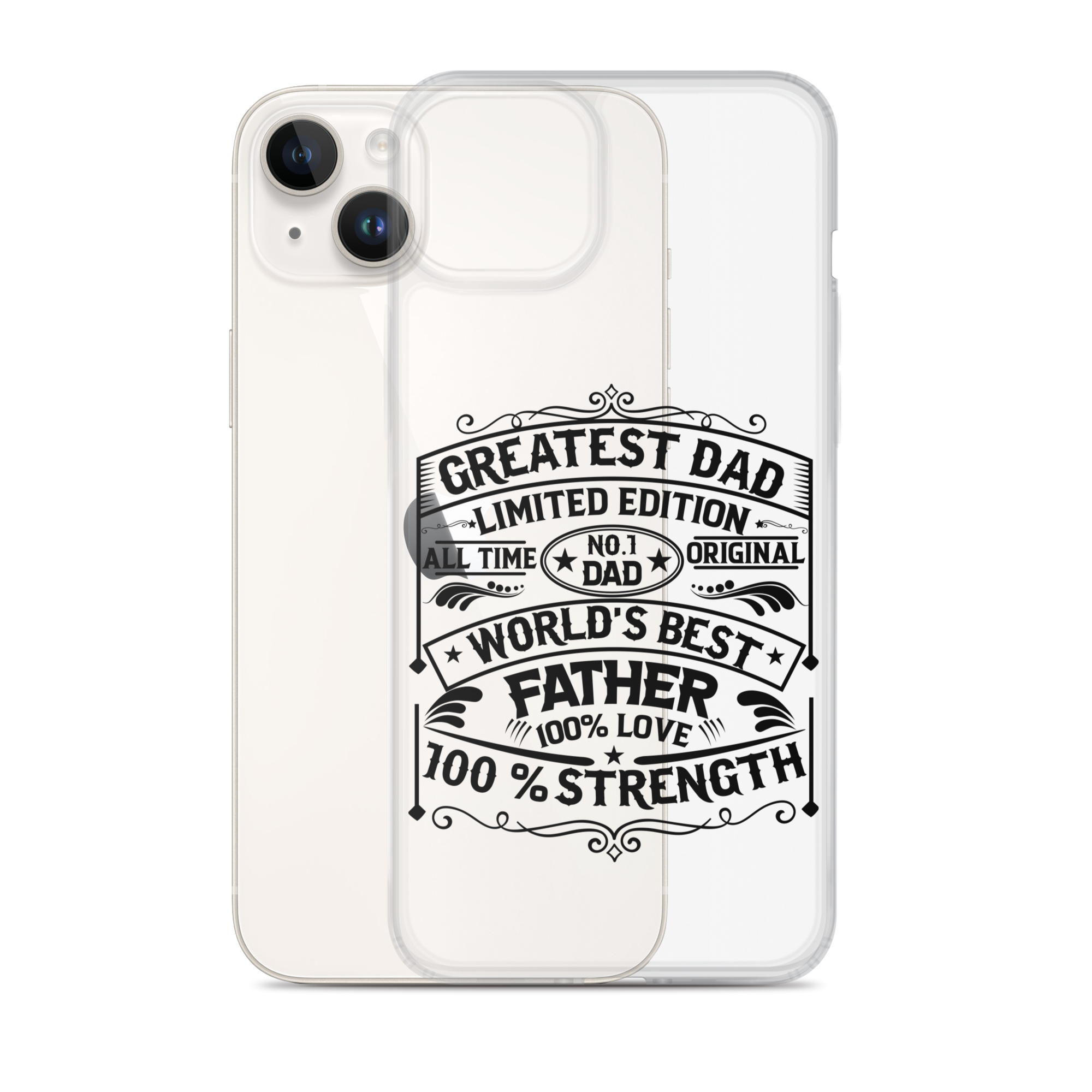 Greatest Dad Limited Edition All Time Clear Case for iPhone®