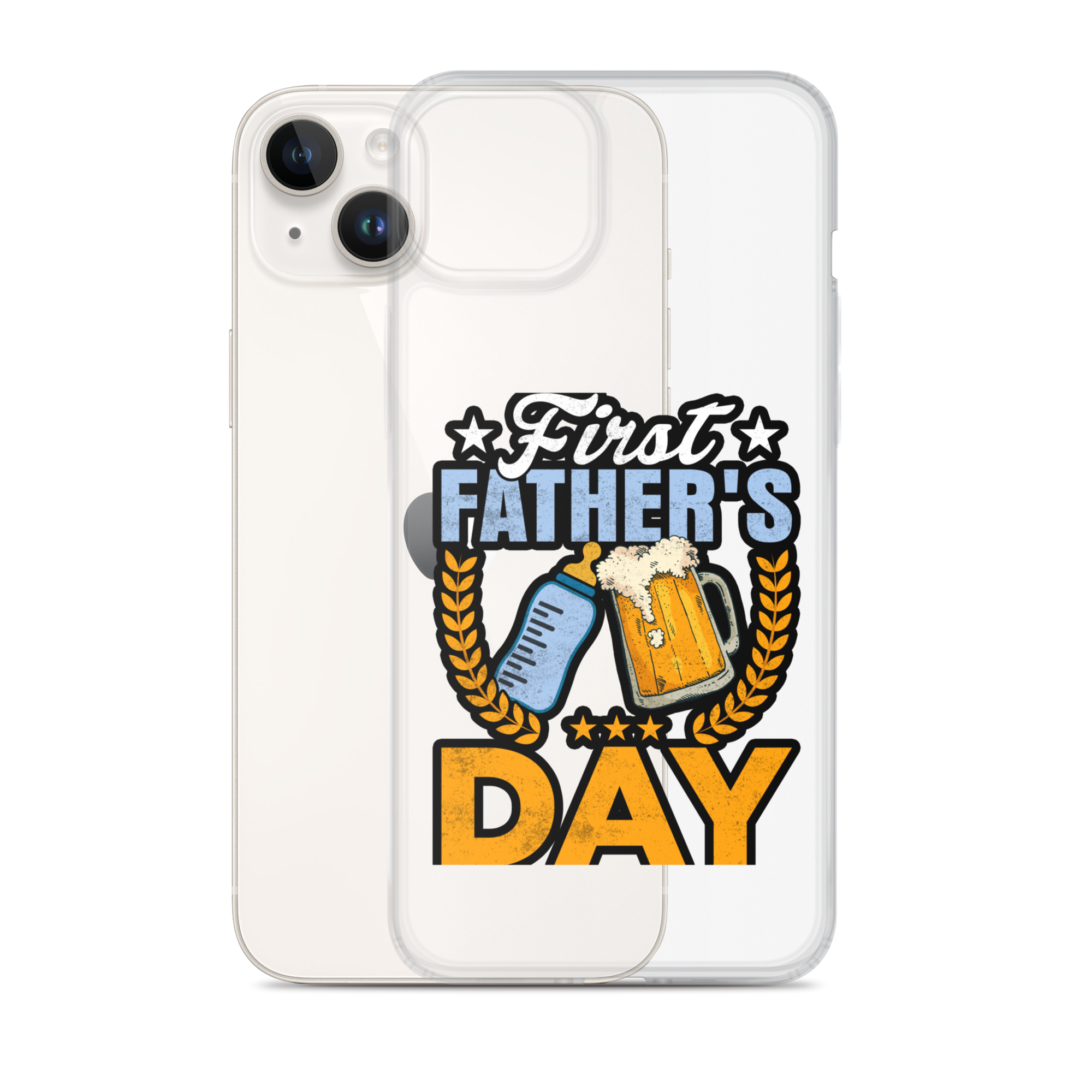 First Father's Day Clear Case for iPhone®