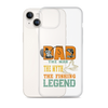 Dad The Man The Myth The Fishing Legend Clear Case for iPhone®