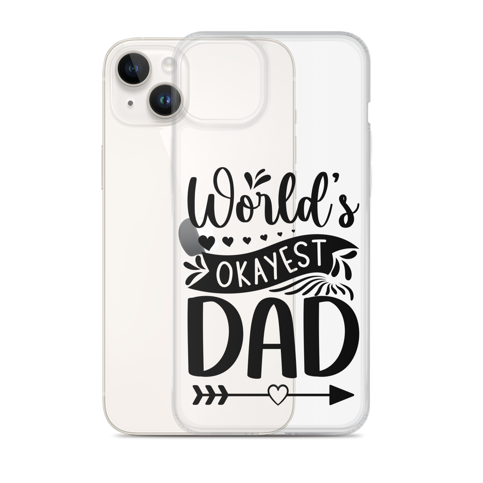 Original And The Best Daddy Establish 2024 Clear Case for iPhone®