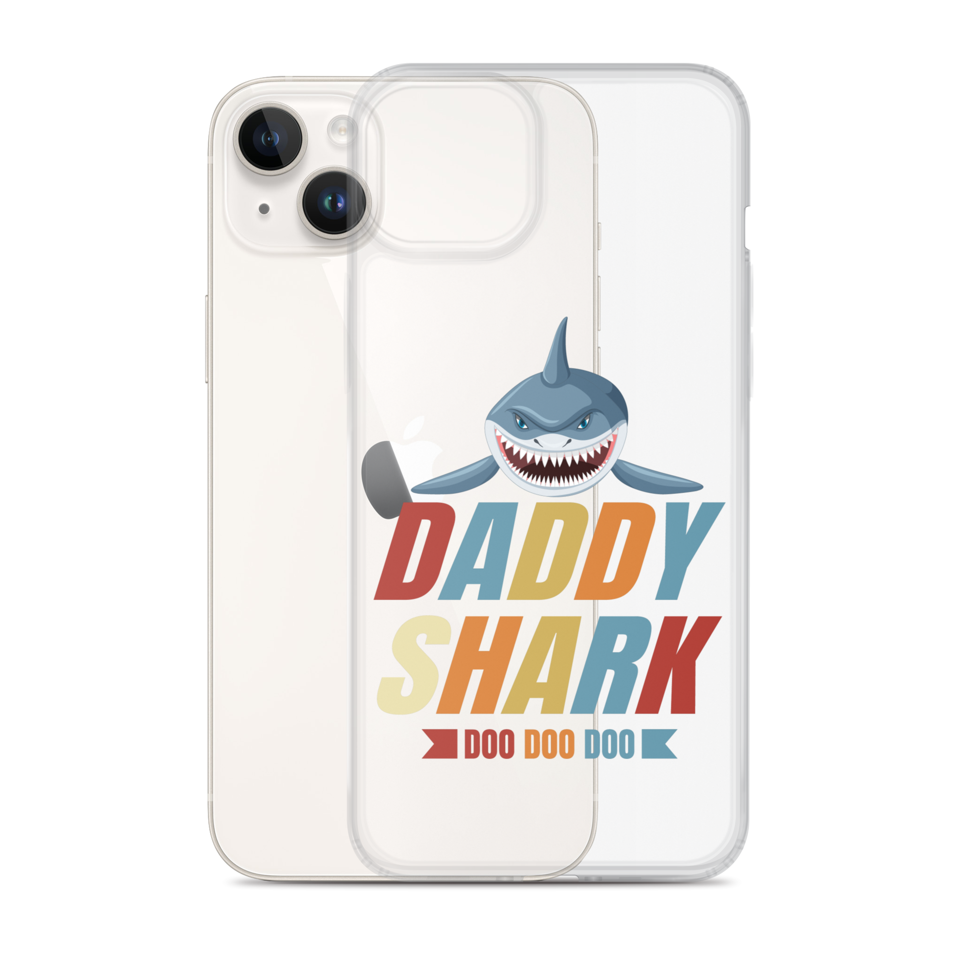 Daddy Shark Doo Doo Doo Clear Case for iPhone®