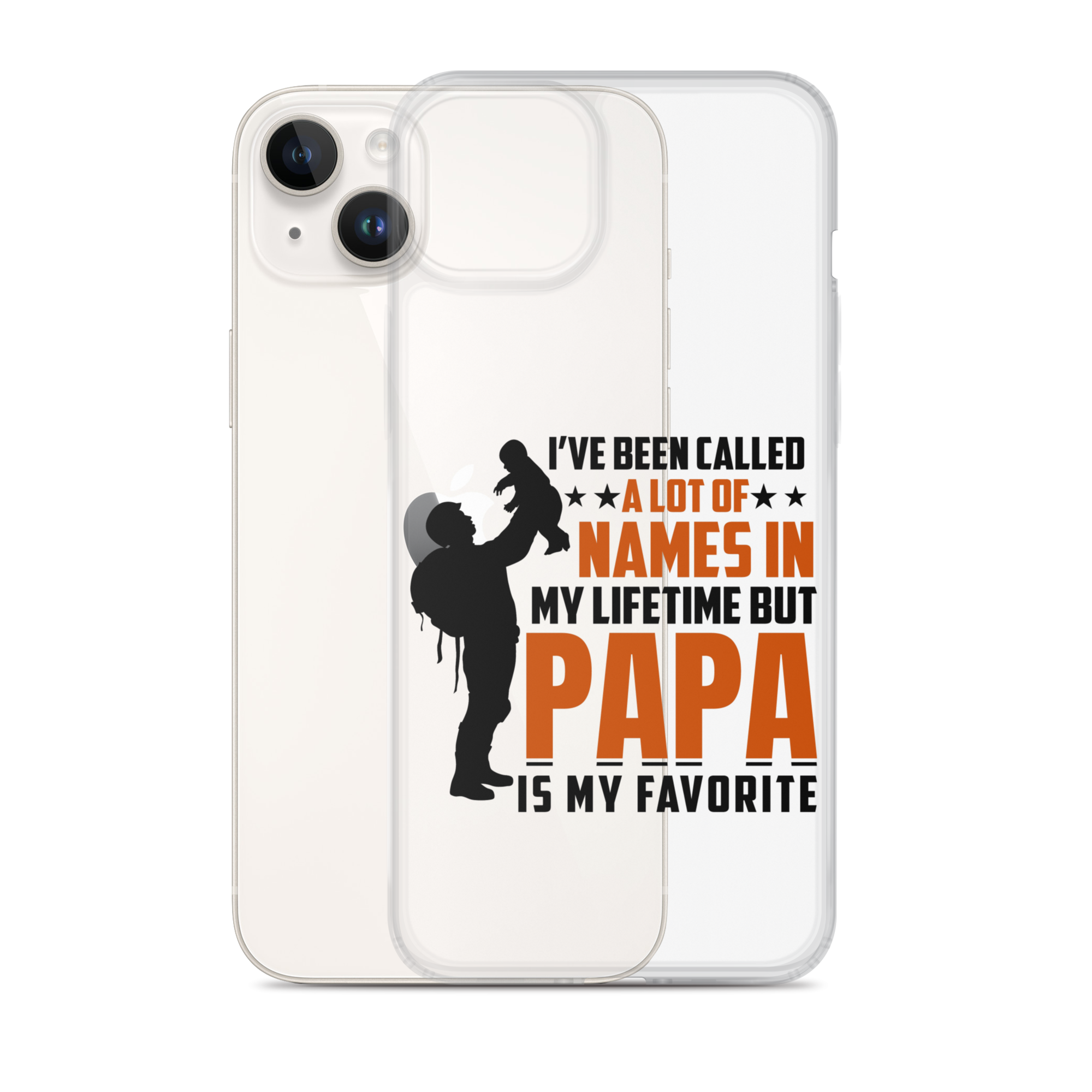 I've Been Called A Lot Of Names In My Lifetime But Papa Is My Favorite Clear Case for iPhone®